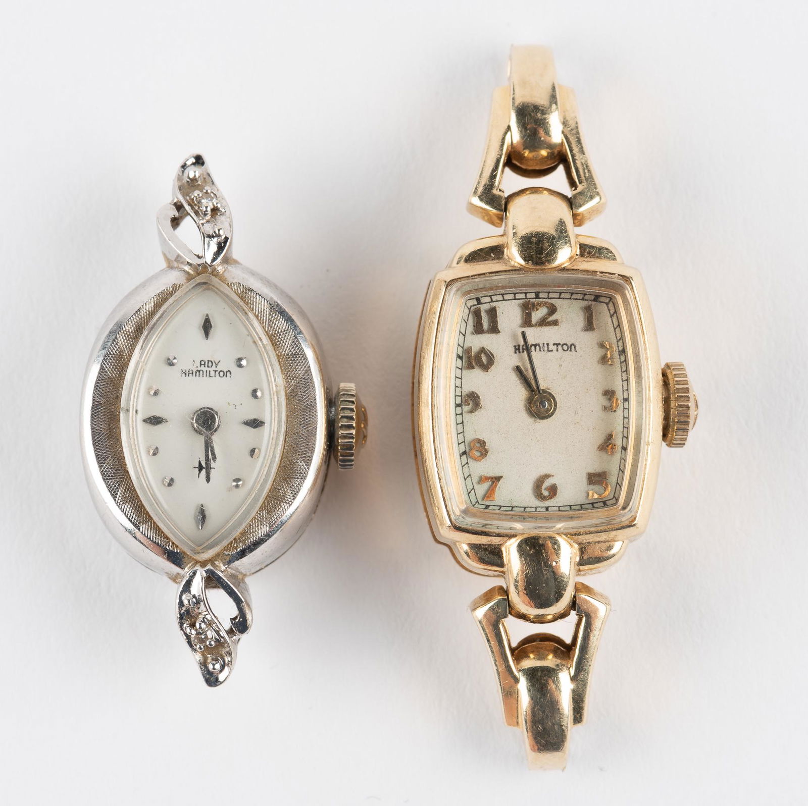 2 Ladies 14k Hamilton Wrist Watches (1 of 3)