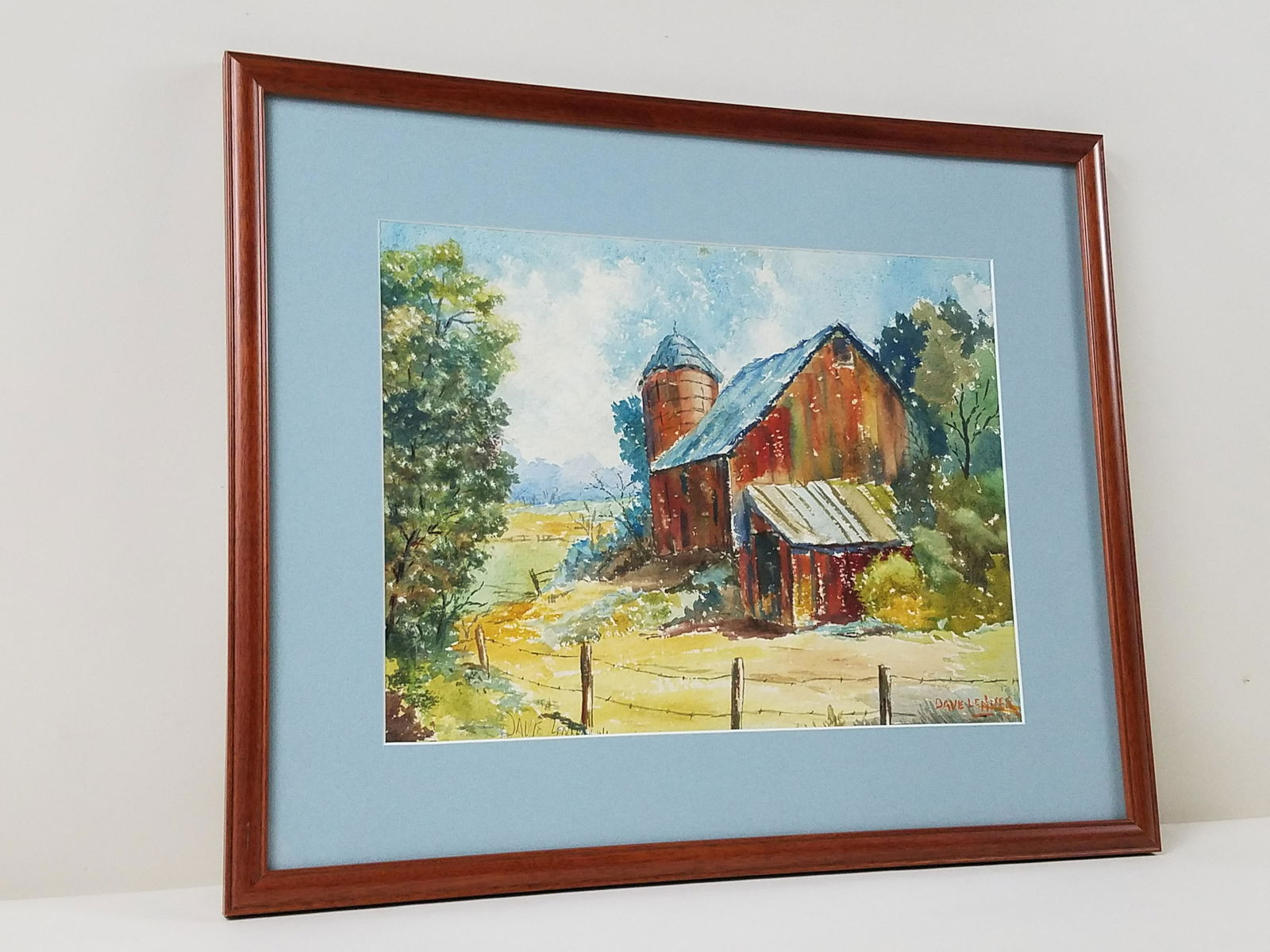 David Lenker Barn Watercolor (1 of 4)