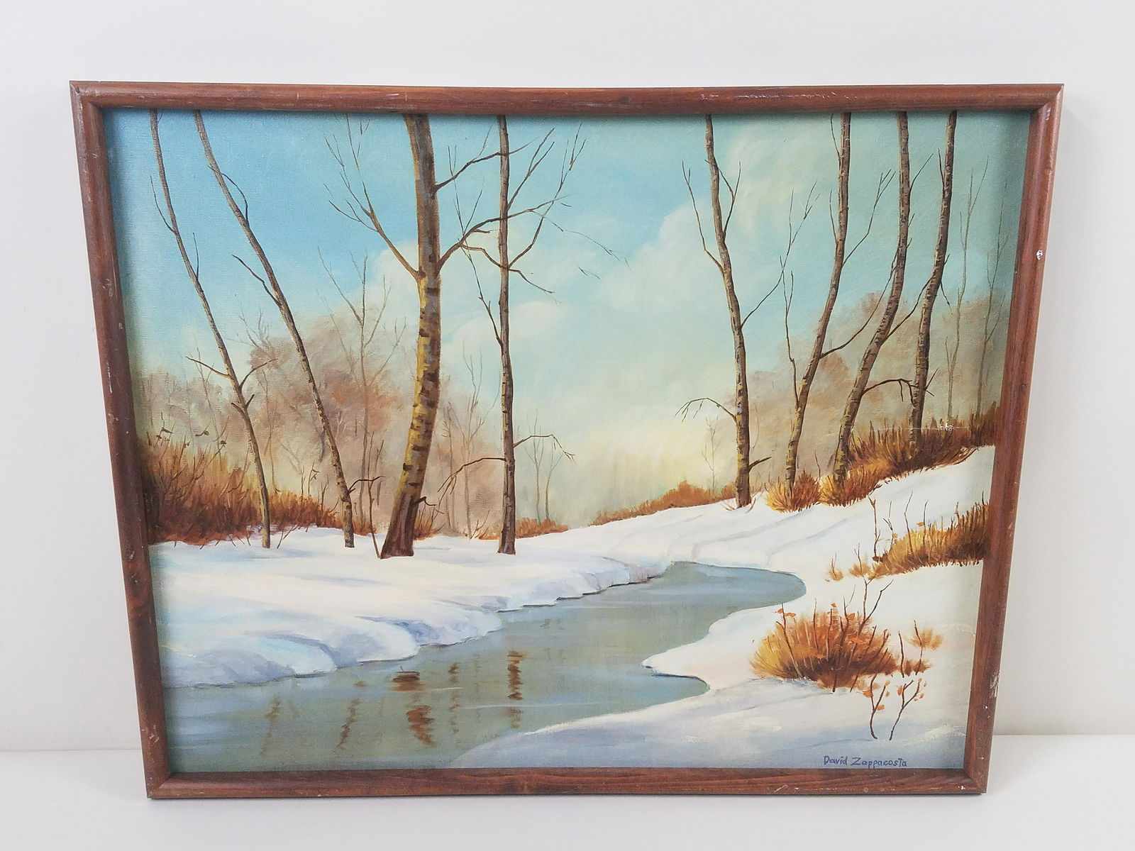 David Zappacosta Winter Landscape Painting (1 of 3)