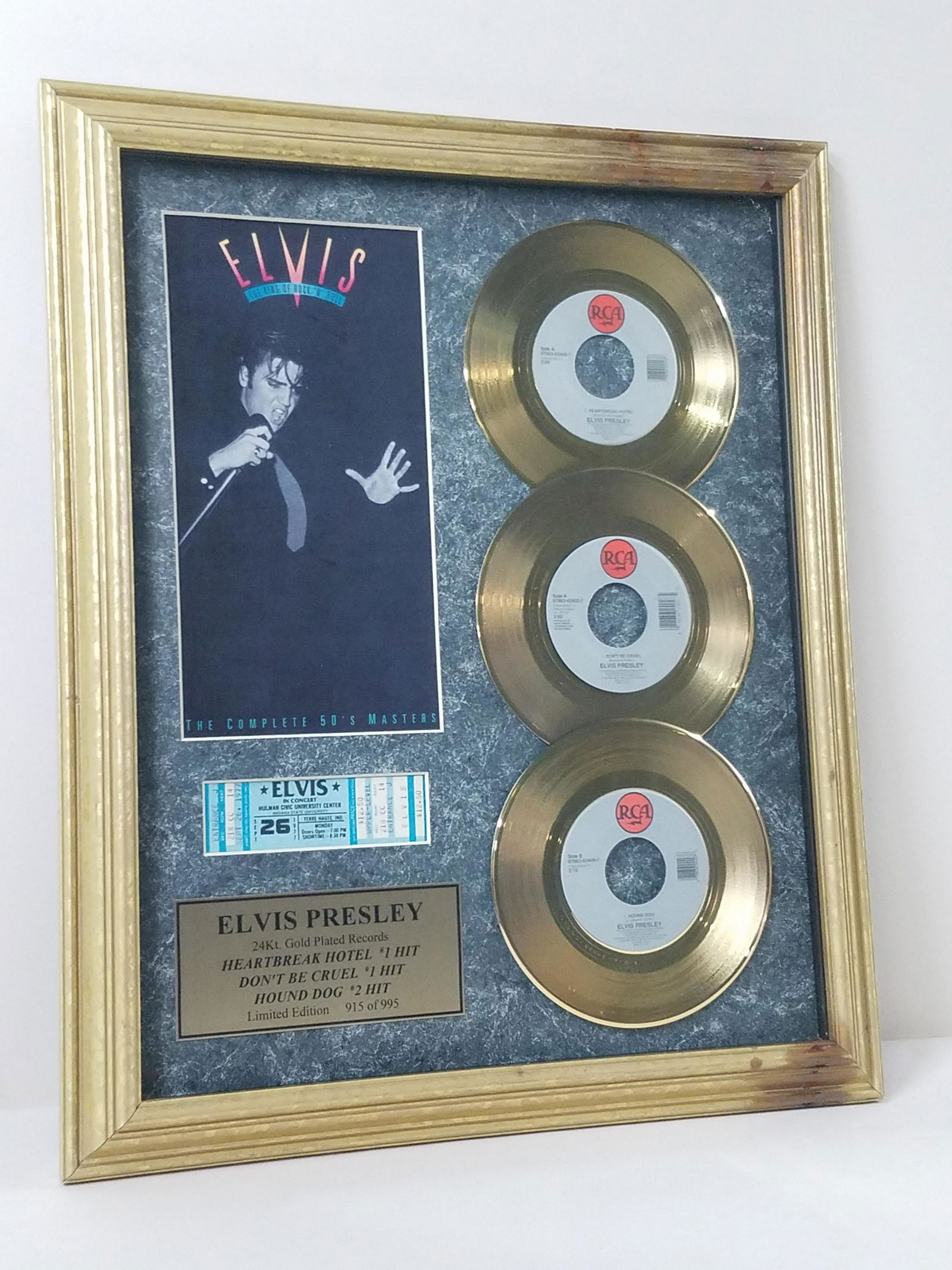 Elvis 24K Gold Plated Records (1 of 5)