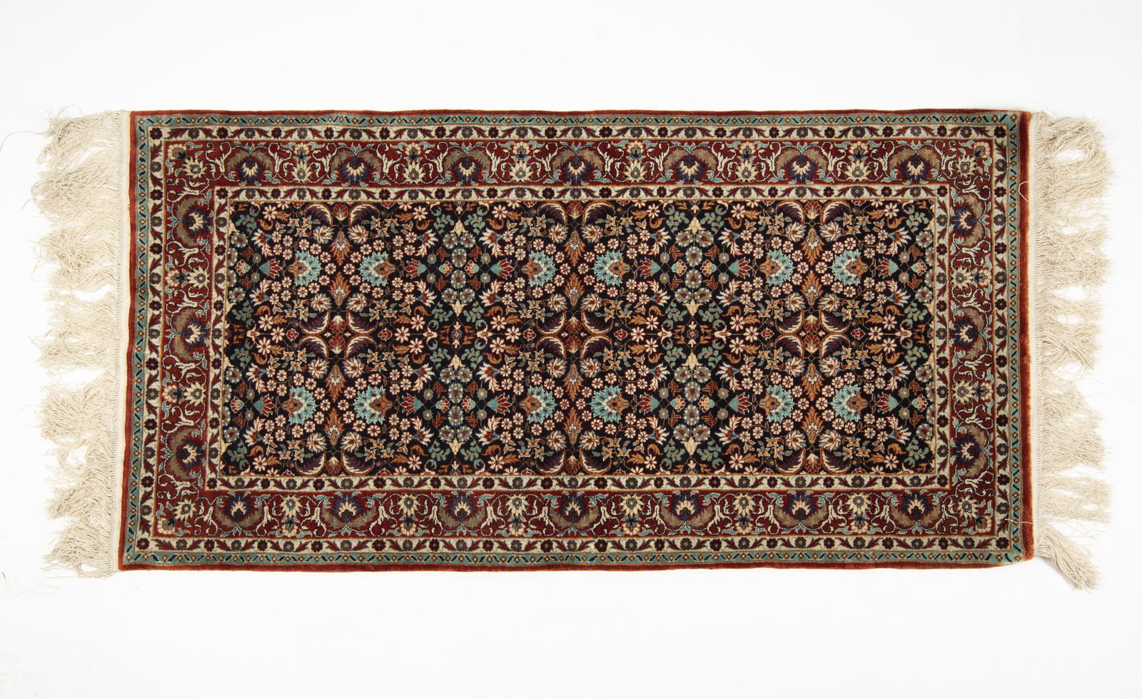 Chinese Silk Scatter Rug (1 of 2)
