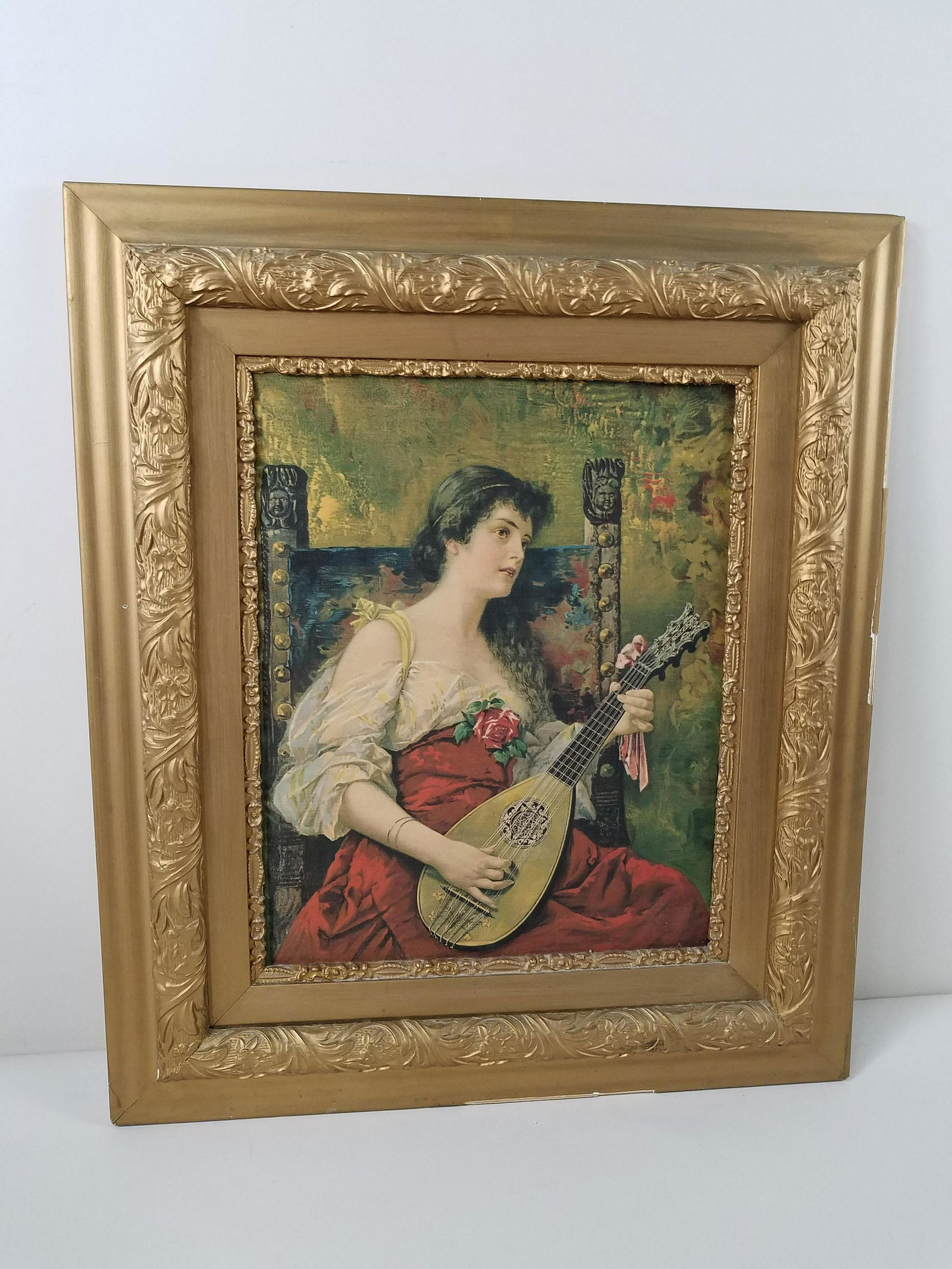 Musician Print in Gilt Frame (1 of 2)