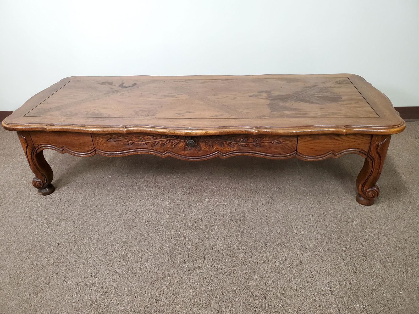 Thomasville Single Drawer Coffee Table (1 of 5)
