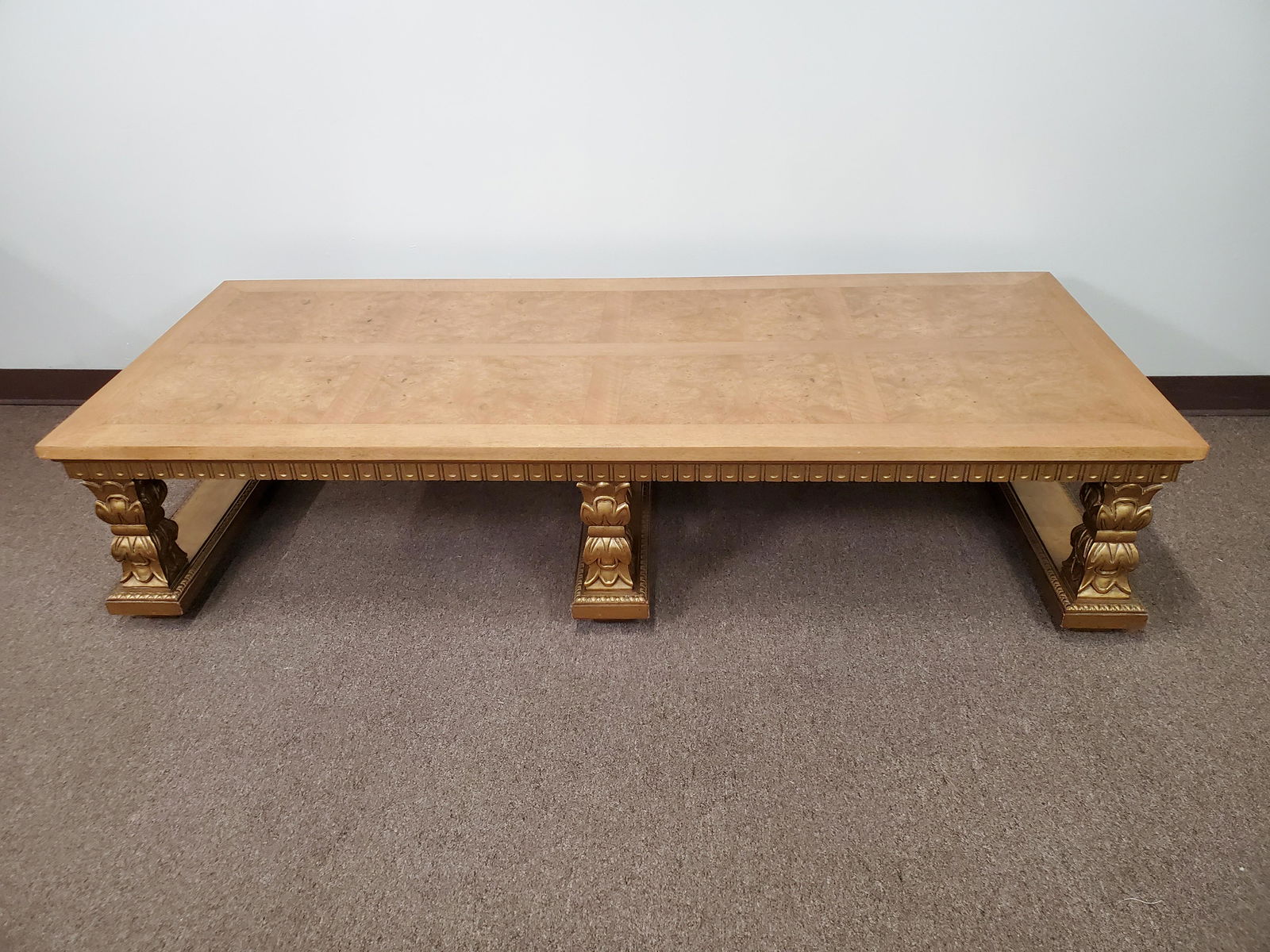 Lane Burl Inlay Top Coffee Table (1 of 5)