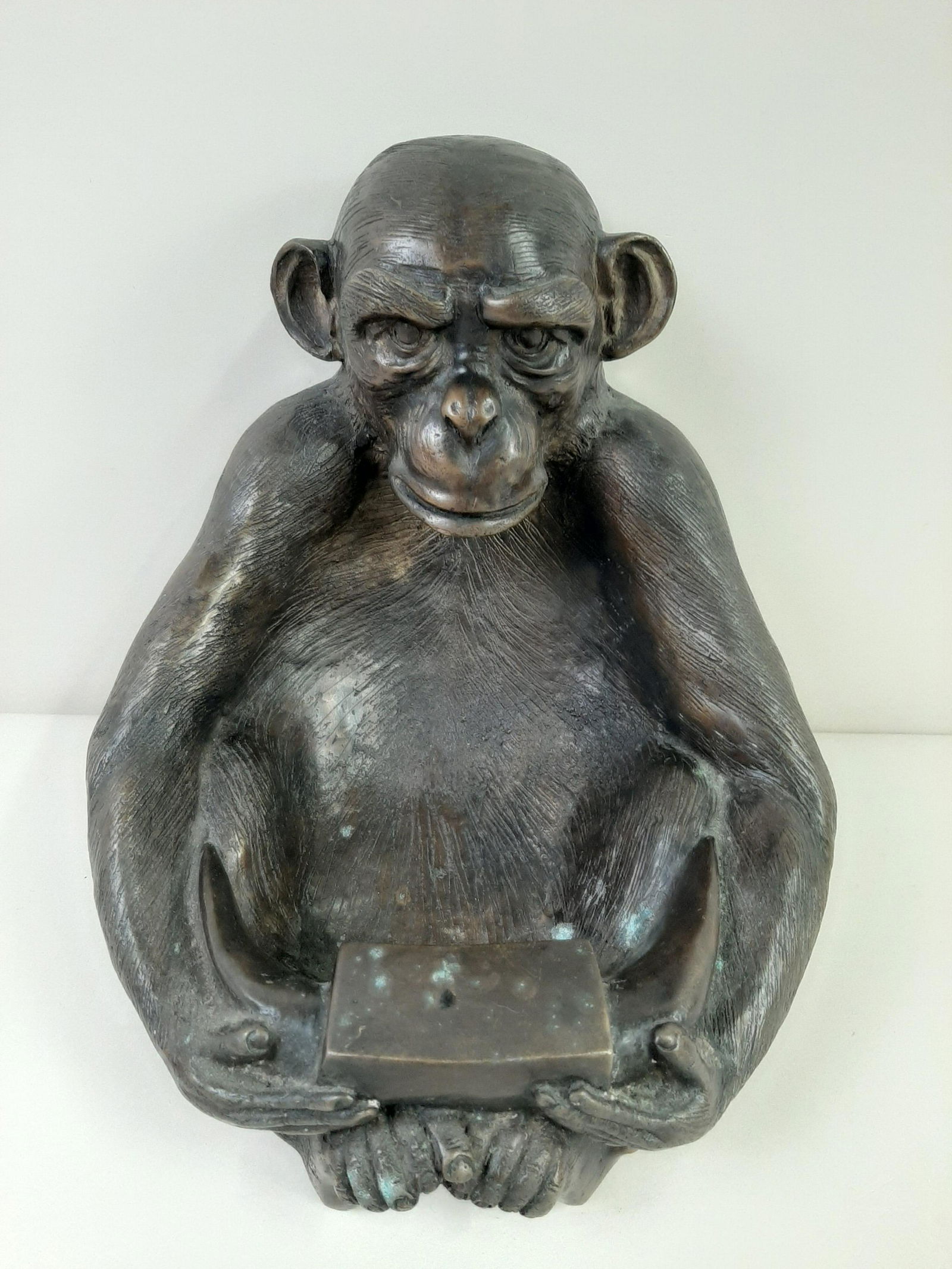 Bronze Monkey Sculpture (1 of 4)