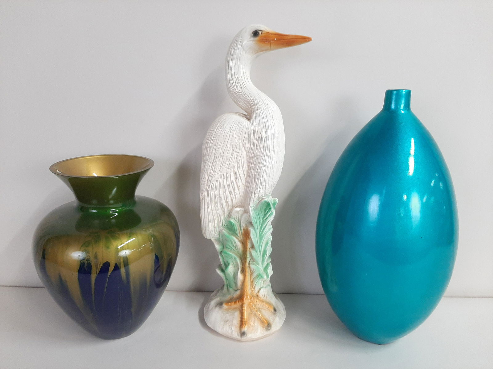 2 Vases and Chalk Stork (1 of 9)