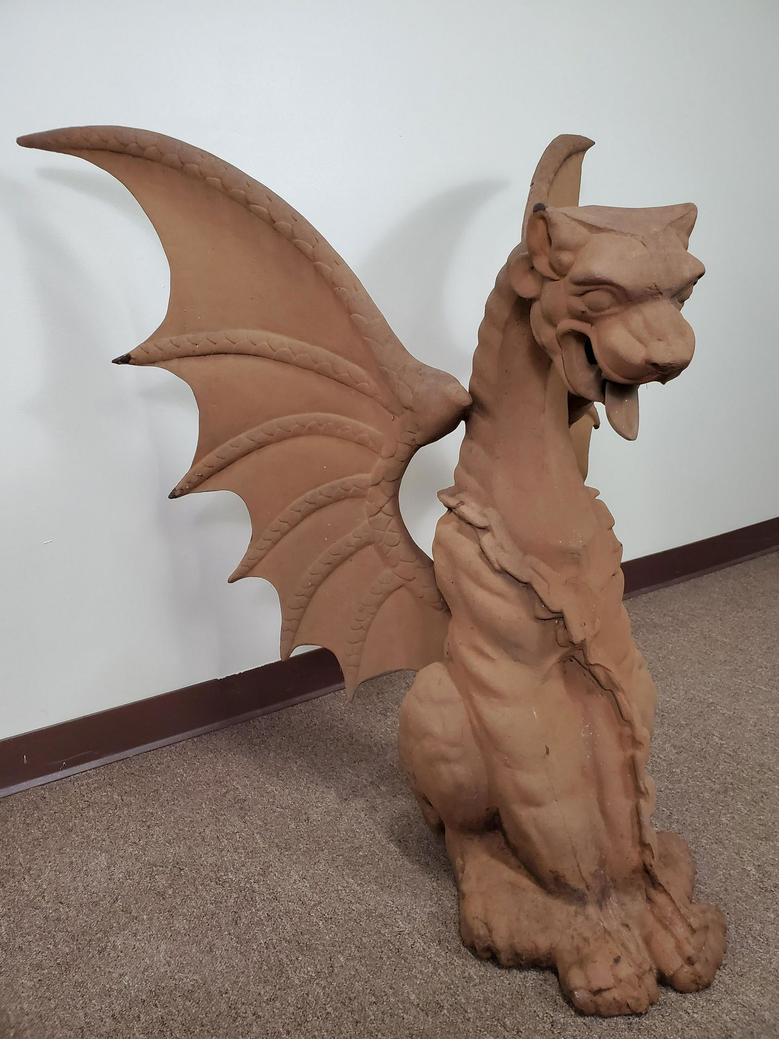 Cast Iron Gargoyle Statue (1 of 7)