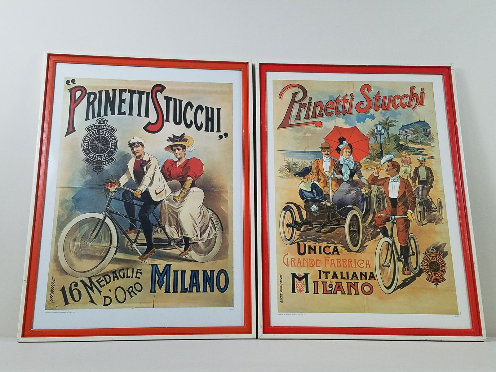 2 Prinetti Stucchi Bicycle Posters (1 of 2)