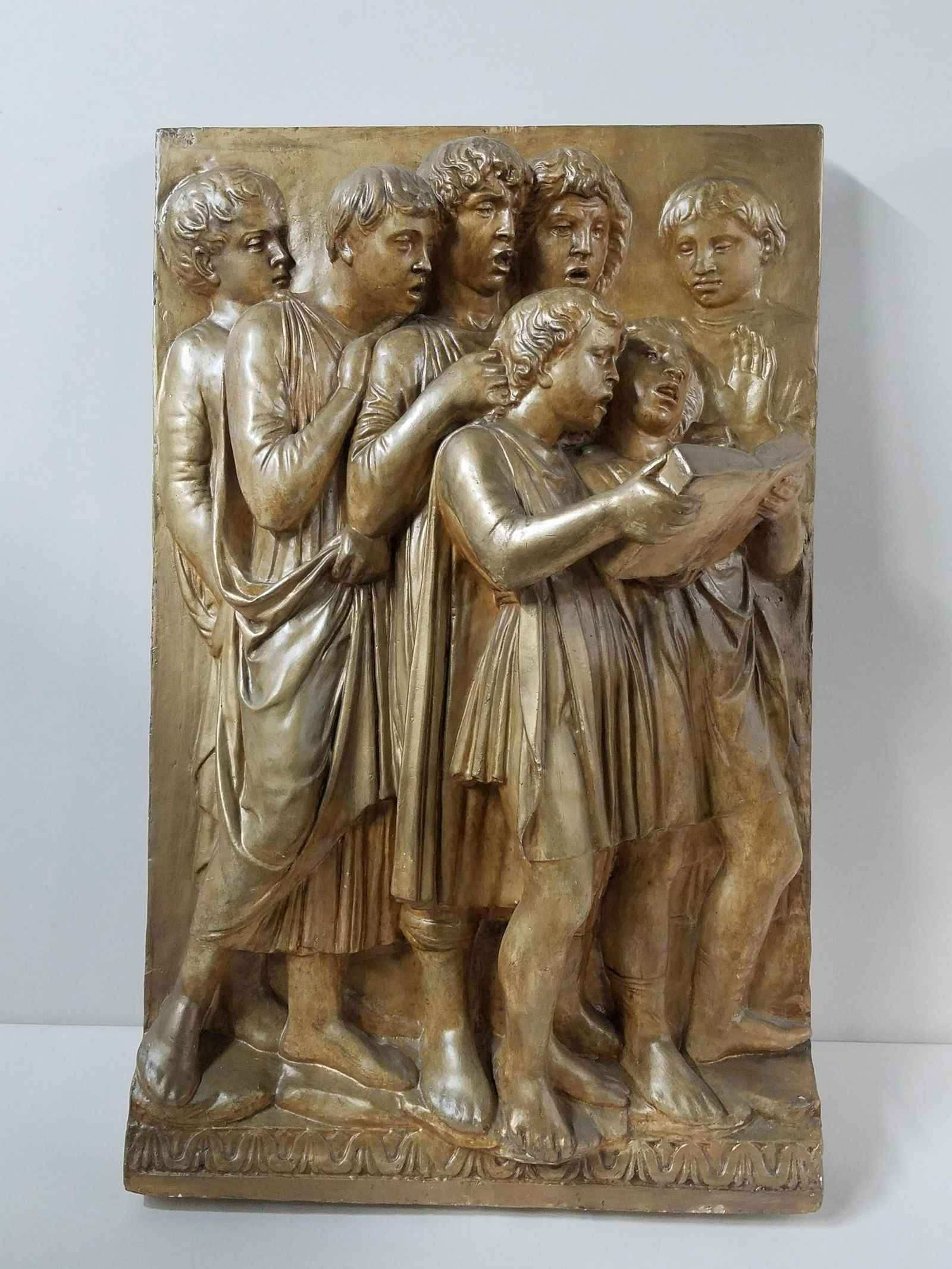 Plaster Choir Boys Wall Sculpture (1 of 4)