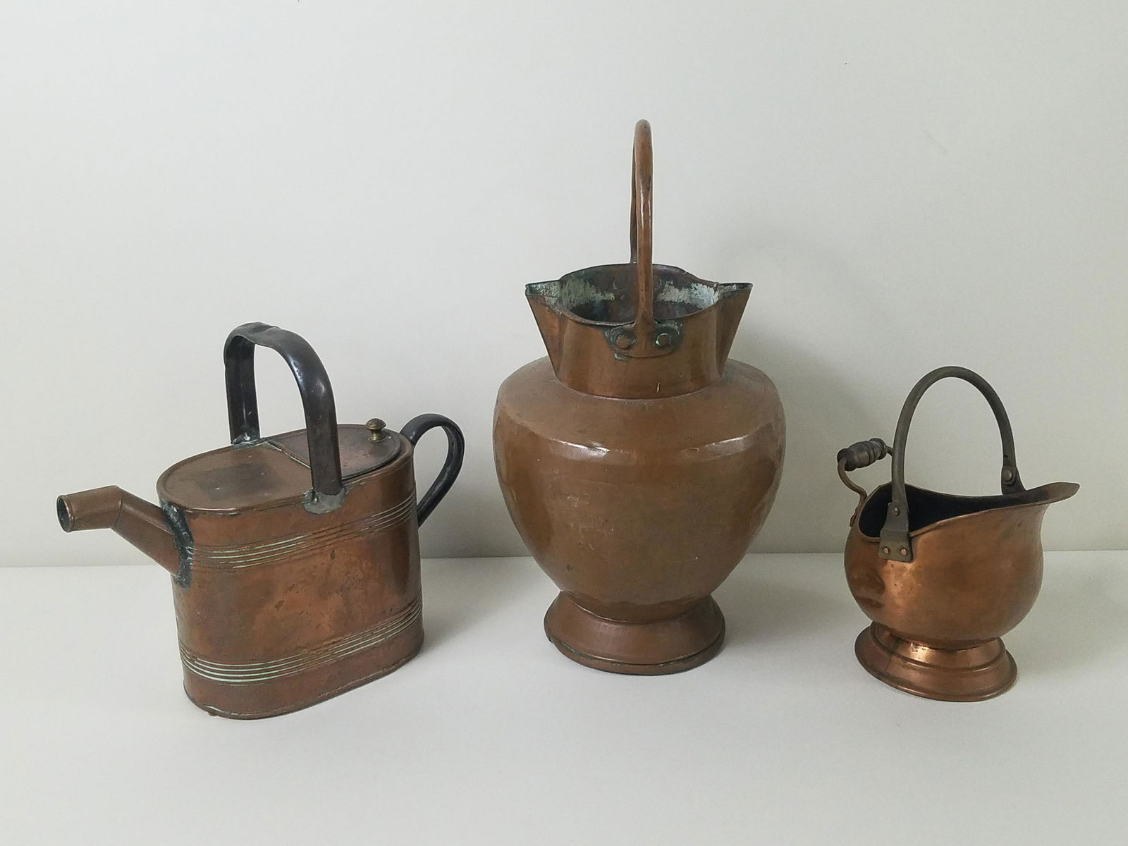 3 Pcs Copper Vessels (1 of 7)