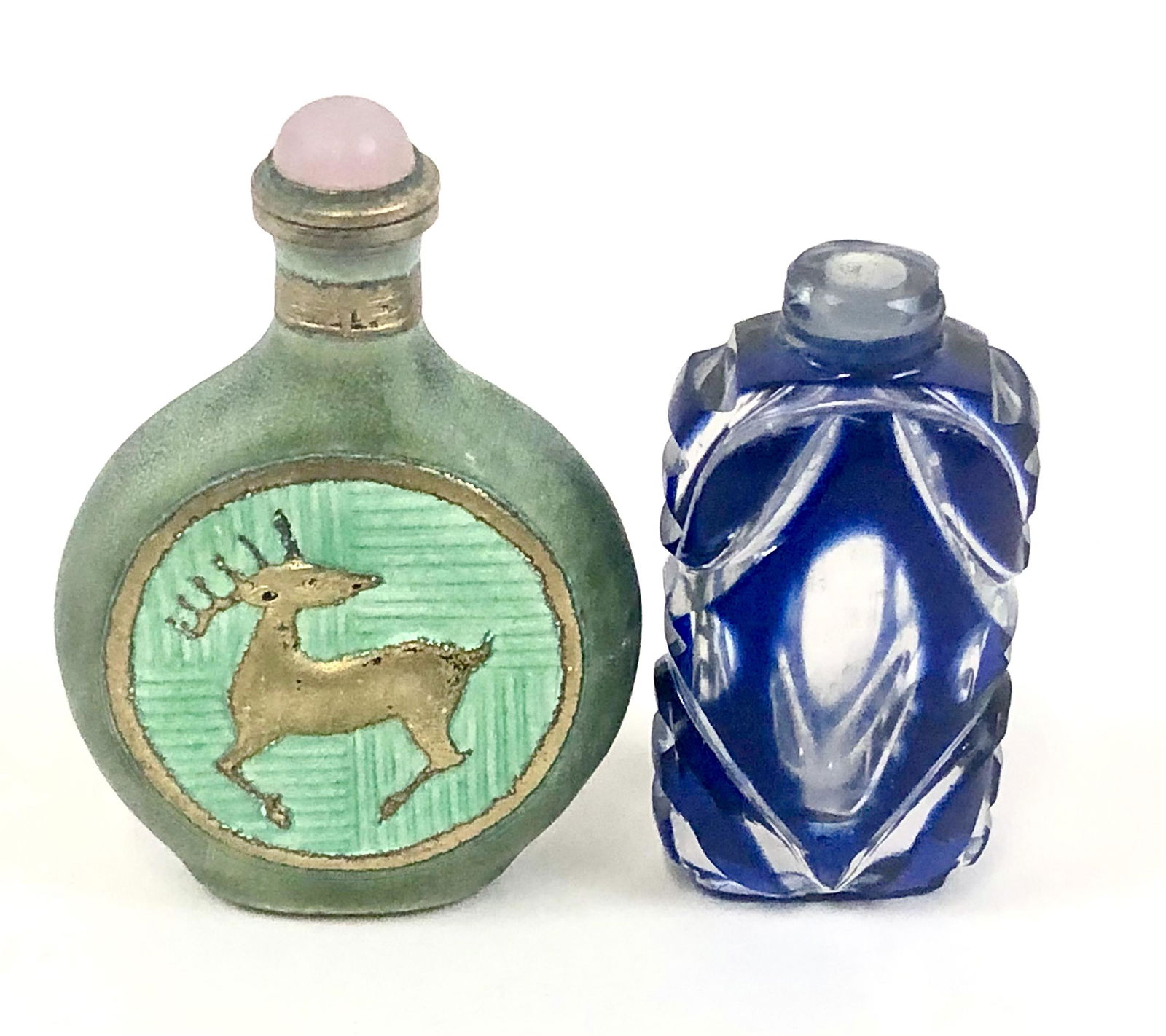 2 Snuff Bottles Including Cut to Clear (1 of 2)