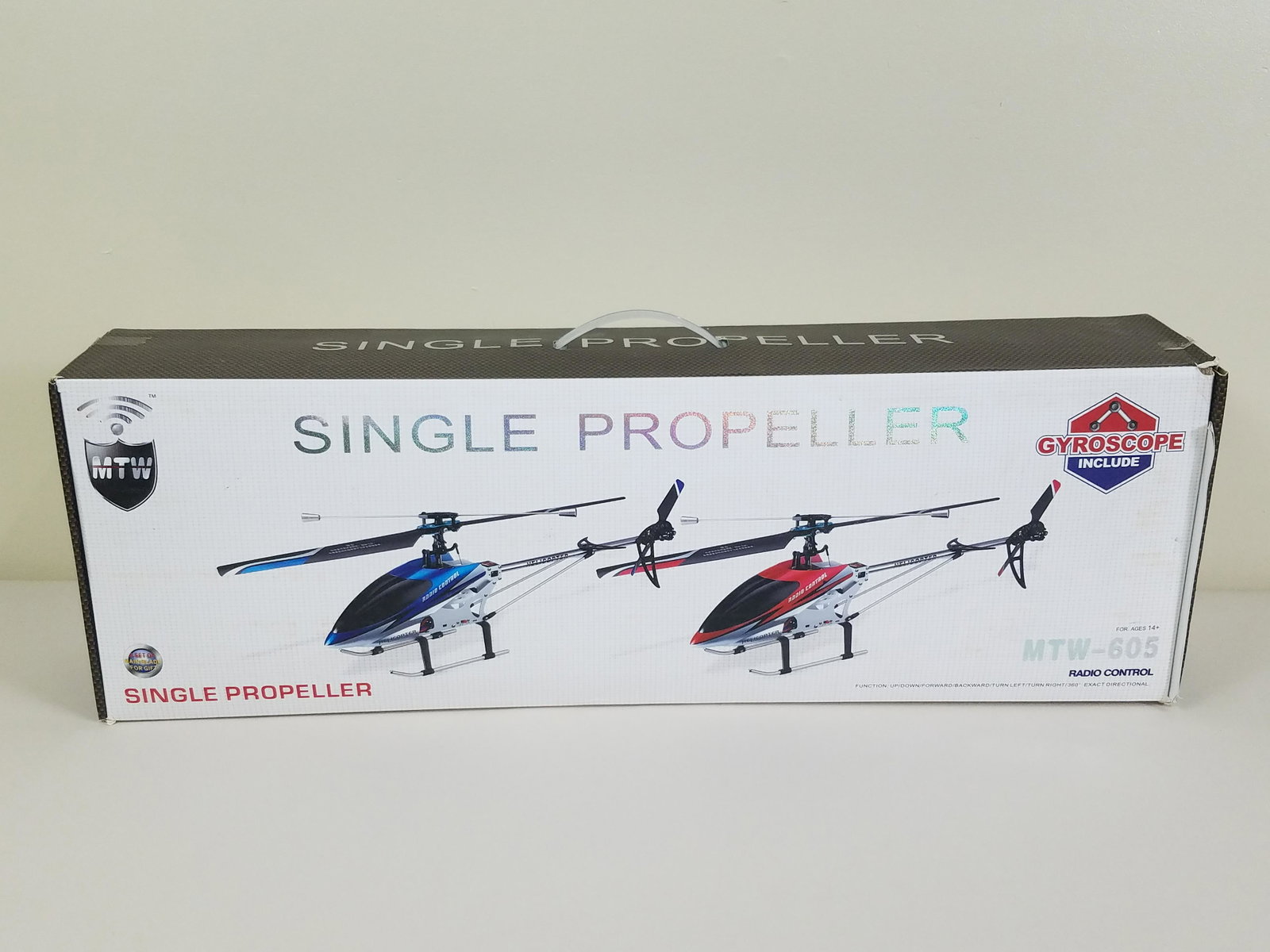 Radio Control Helicopter: Model number MTW-605.
