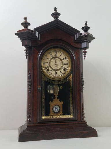 Lucca Welch Spring Co Mantel Clock