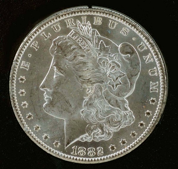 1882-CC Carson City GSA Morgan Silver Dollar UNC