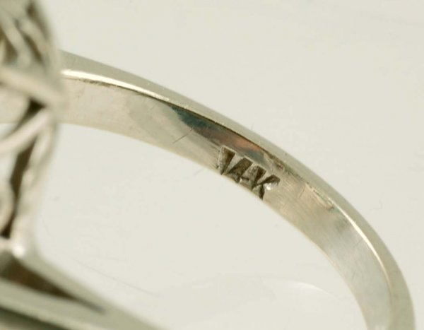 1.43 CTW Diamond Art Deco Ring - 4