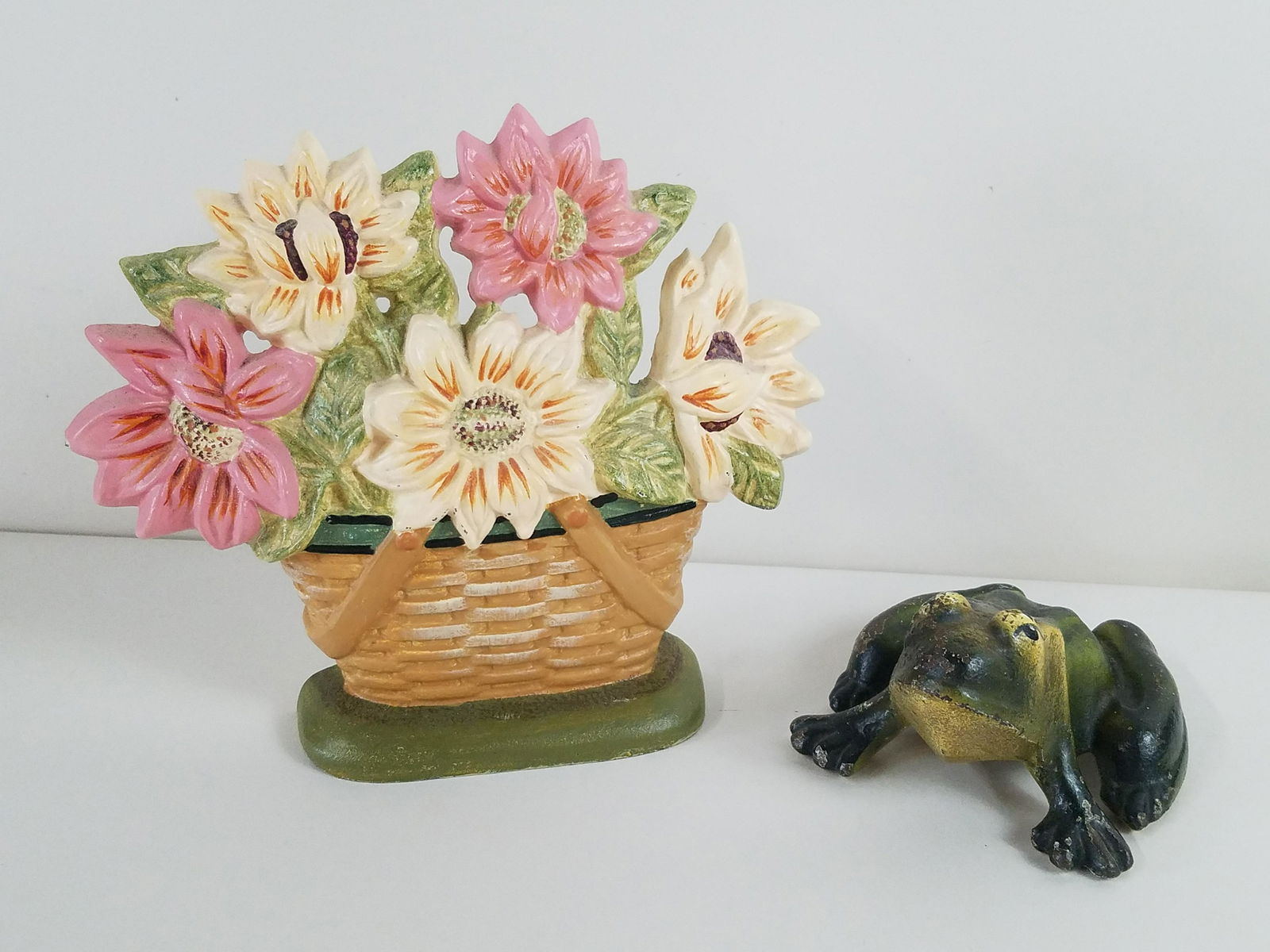 2 Cast Iron Door Stops incl Longaberger (1 of 2)