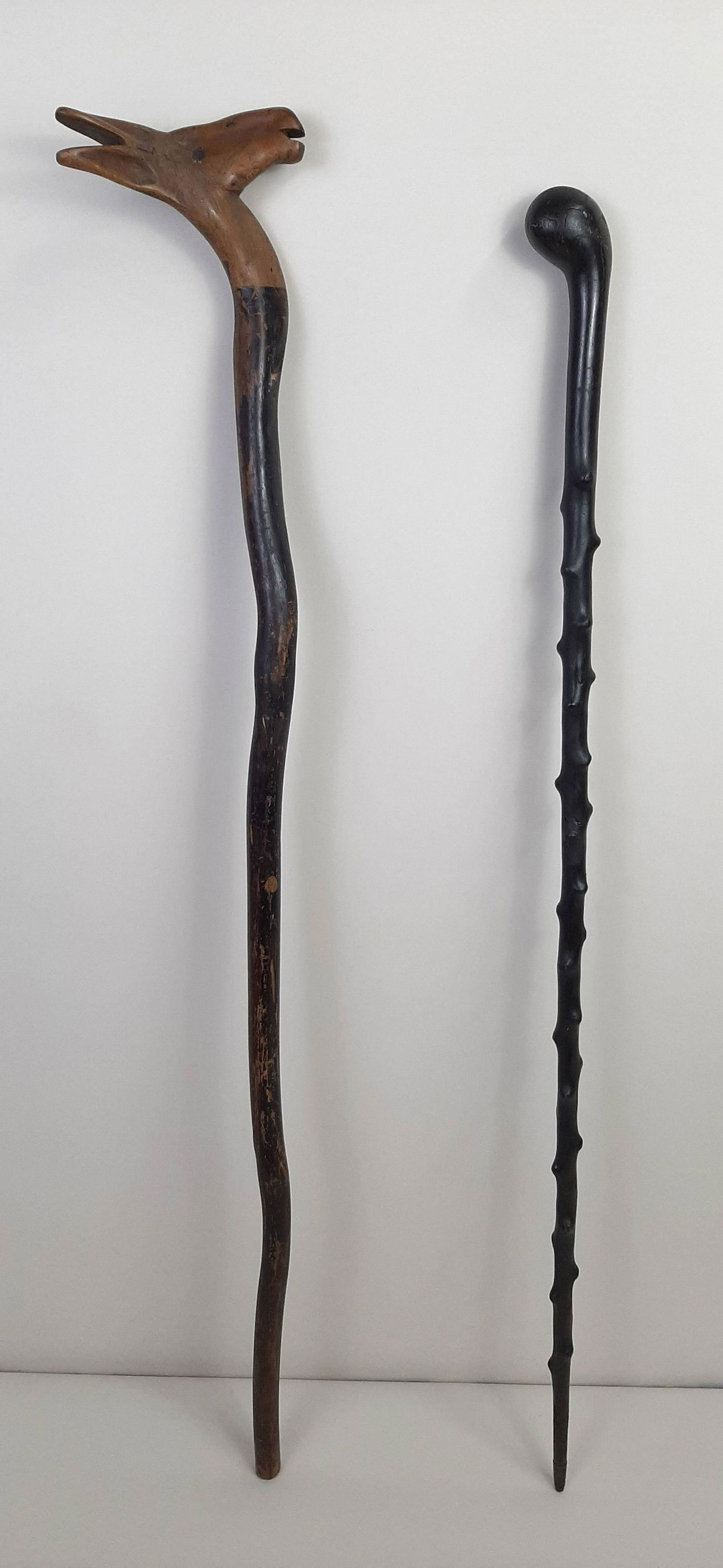 2 Wooden Walking Sticks incl. Donkey (1 of 5)