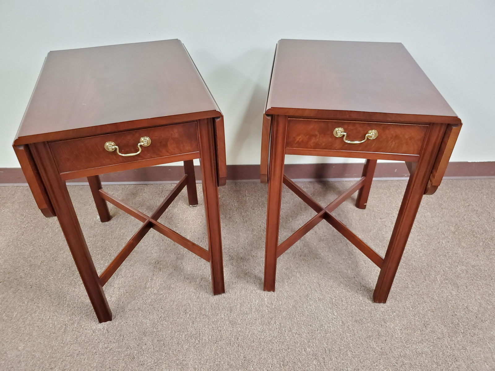 Pair Of Irion Company Drop Side End Tables (1 of 6)