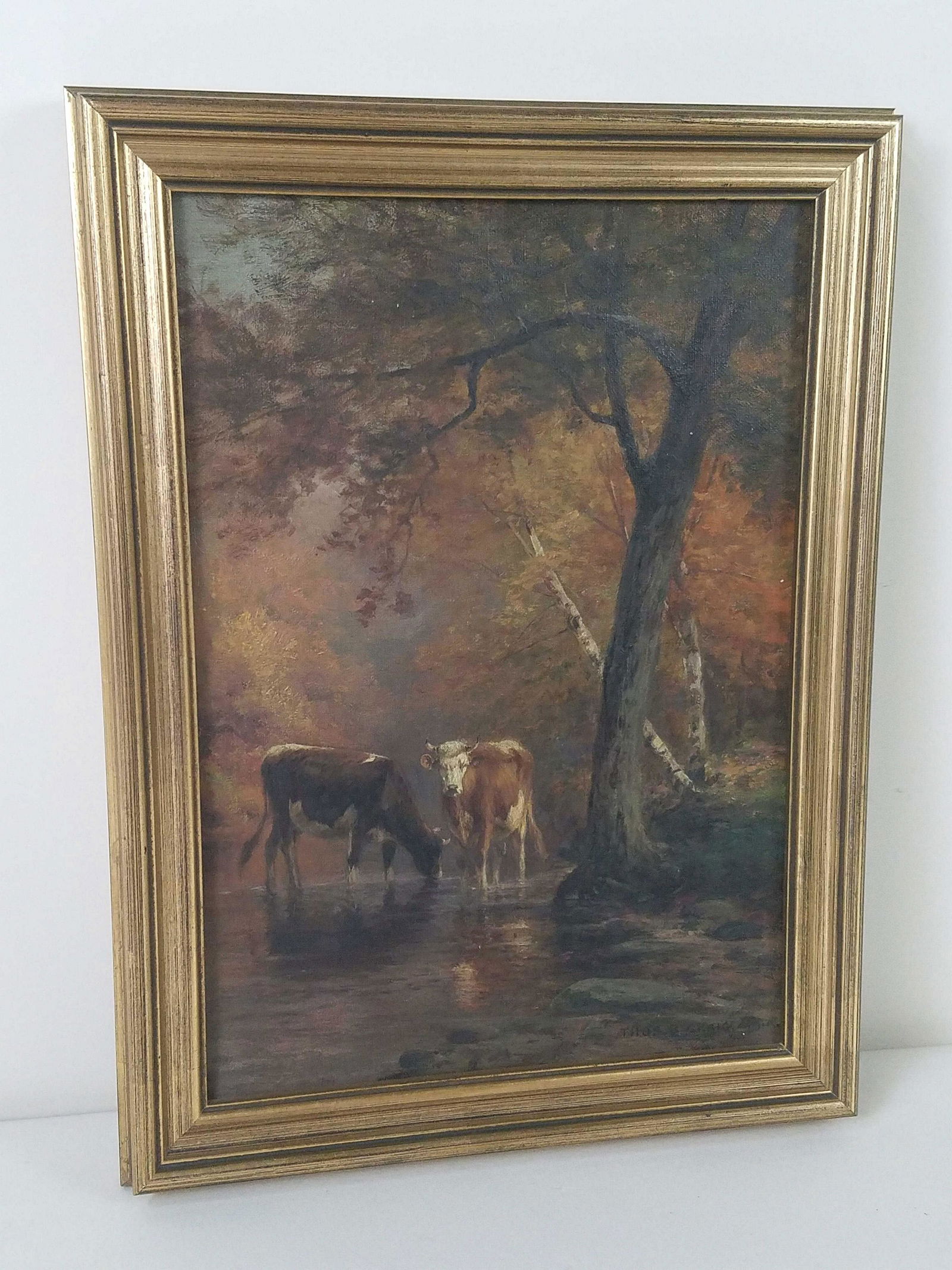 Tho. S. B. Craig "Hazy Days in October" Painting (1 of 3)