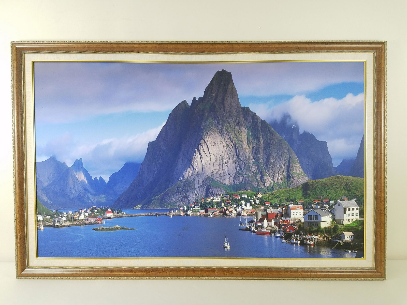 Coastline Print on Board (1 of 3)