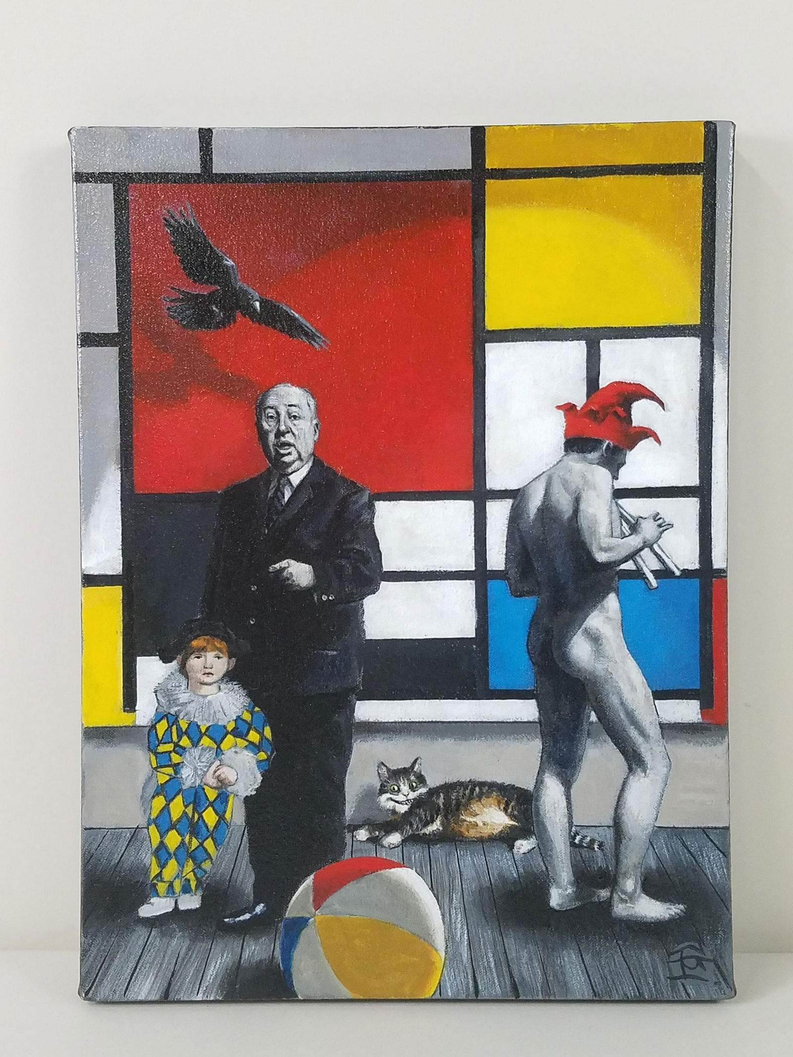 Gladstone "Paulo's Song" Alfred Hitchcock Painting (1 of 3)