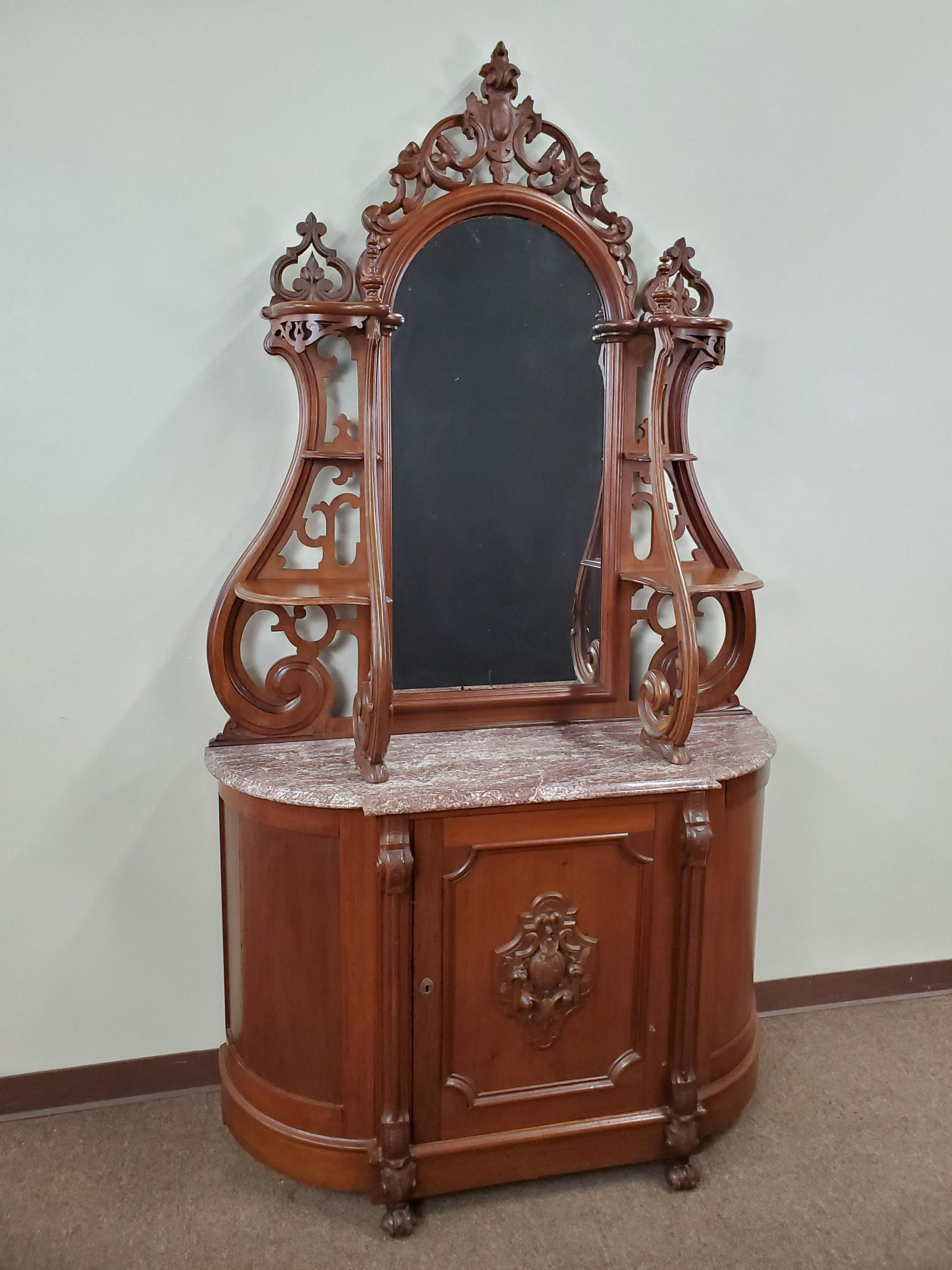 Victorian Marble Top Cabinet (1 of 7)