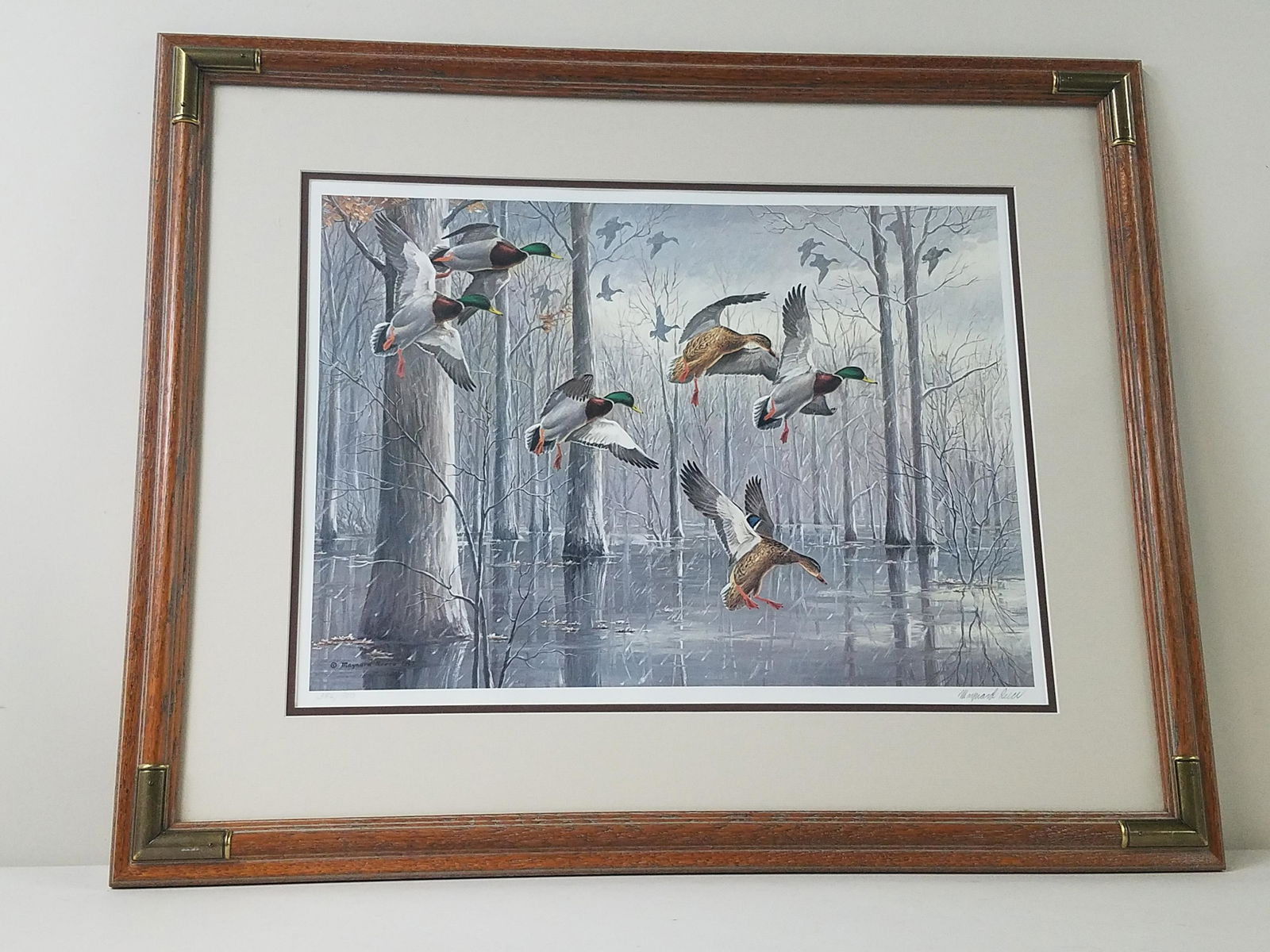 Maynard Reece "The Snowstorm Mallards" Print (1 of 5)