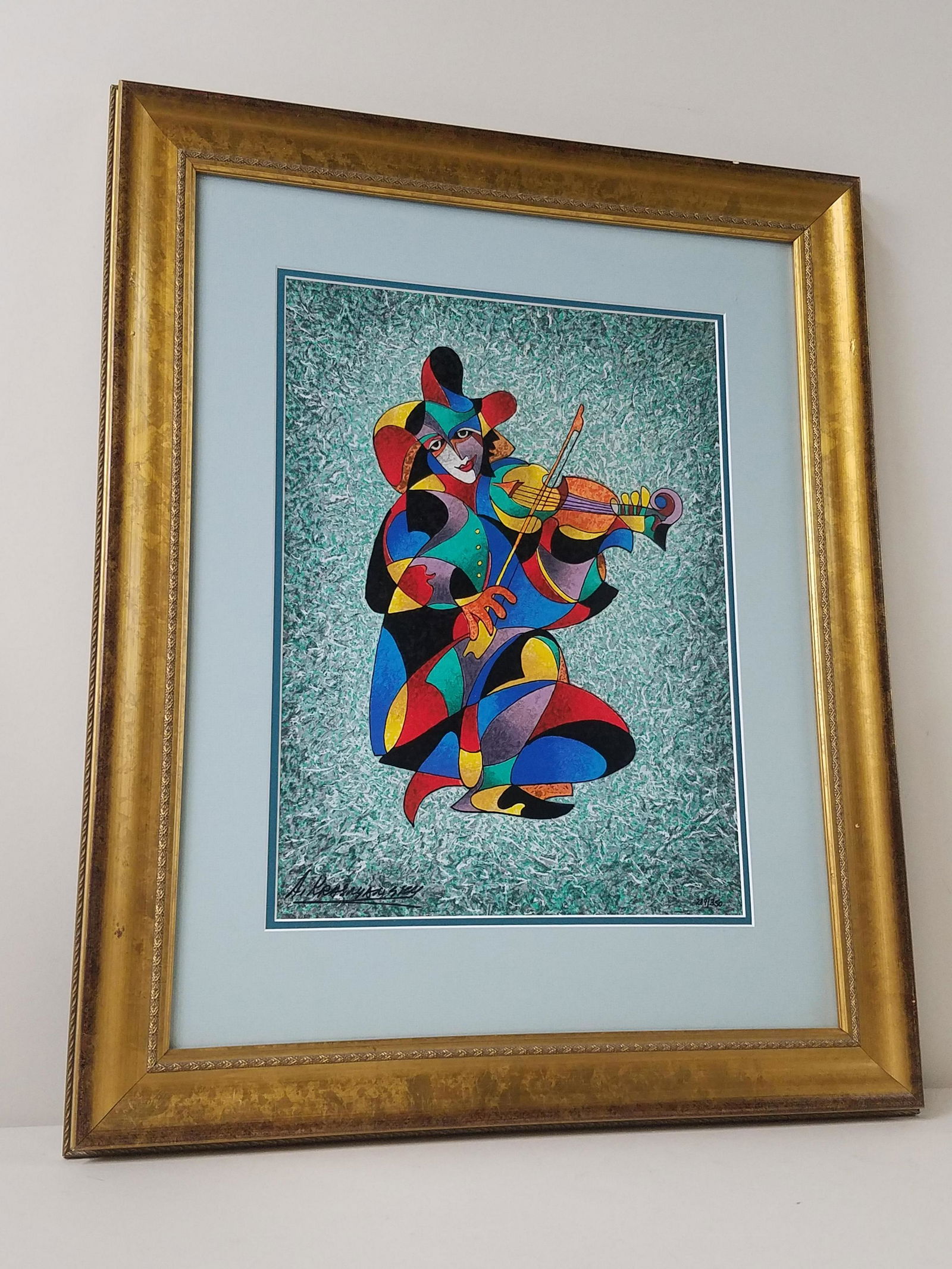 Anatole Krasnyski Violinist Serigraph (1 of 4)