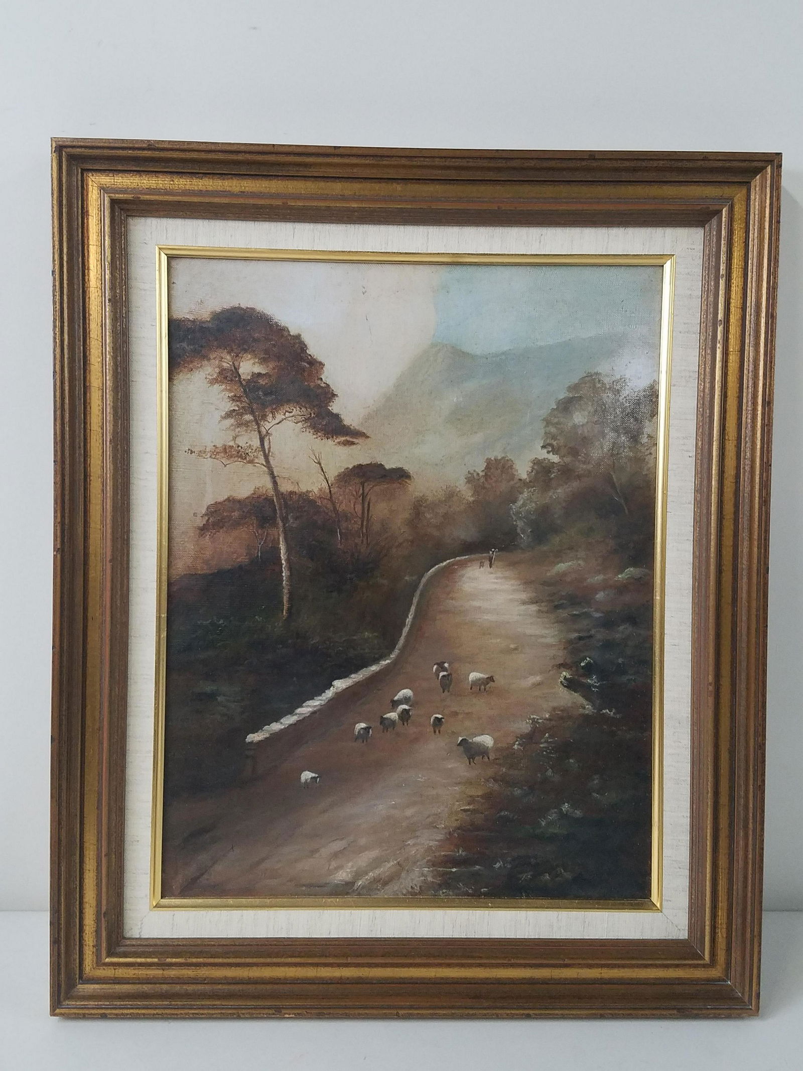 Tho. S. B. Craig Sheep Herding Painting (1 of 3)