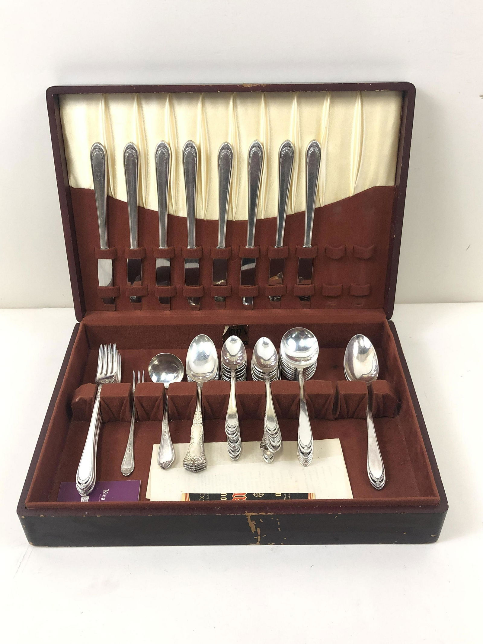 55 Pcs Silverplate Flatware (1 of 14)