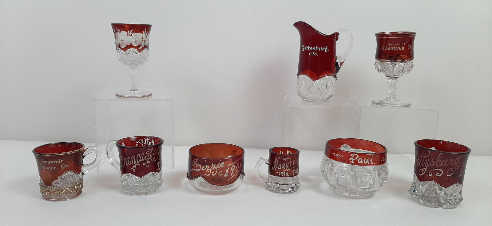 9 Pcs Souvenir Glass (1 of 20)