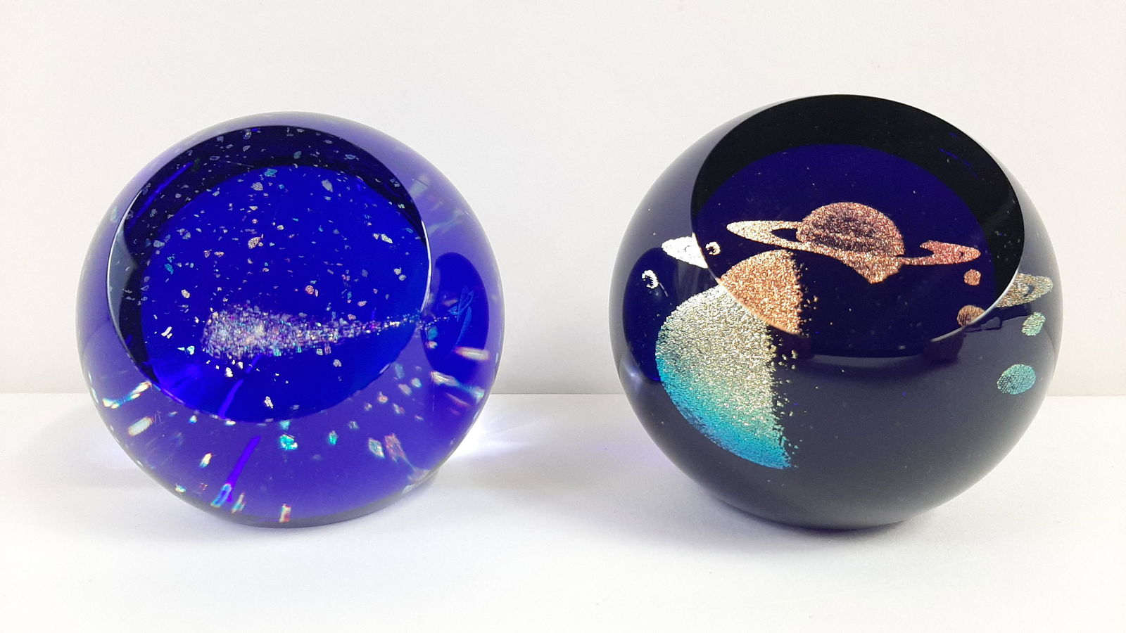 GES Saturn and Halley's Comet paperweights (1 of 3)