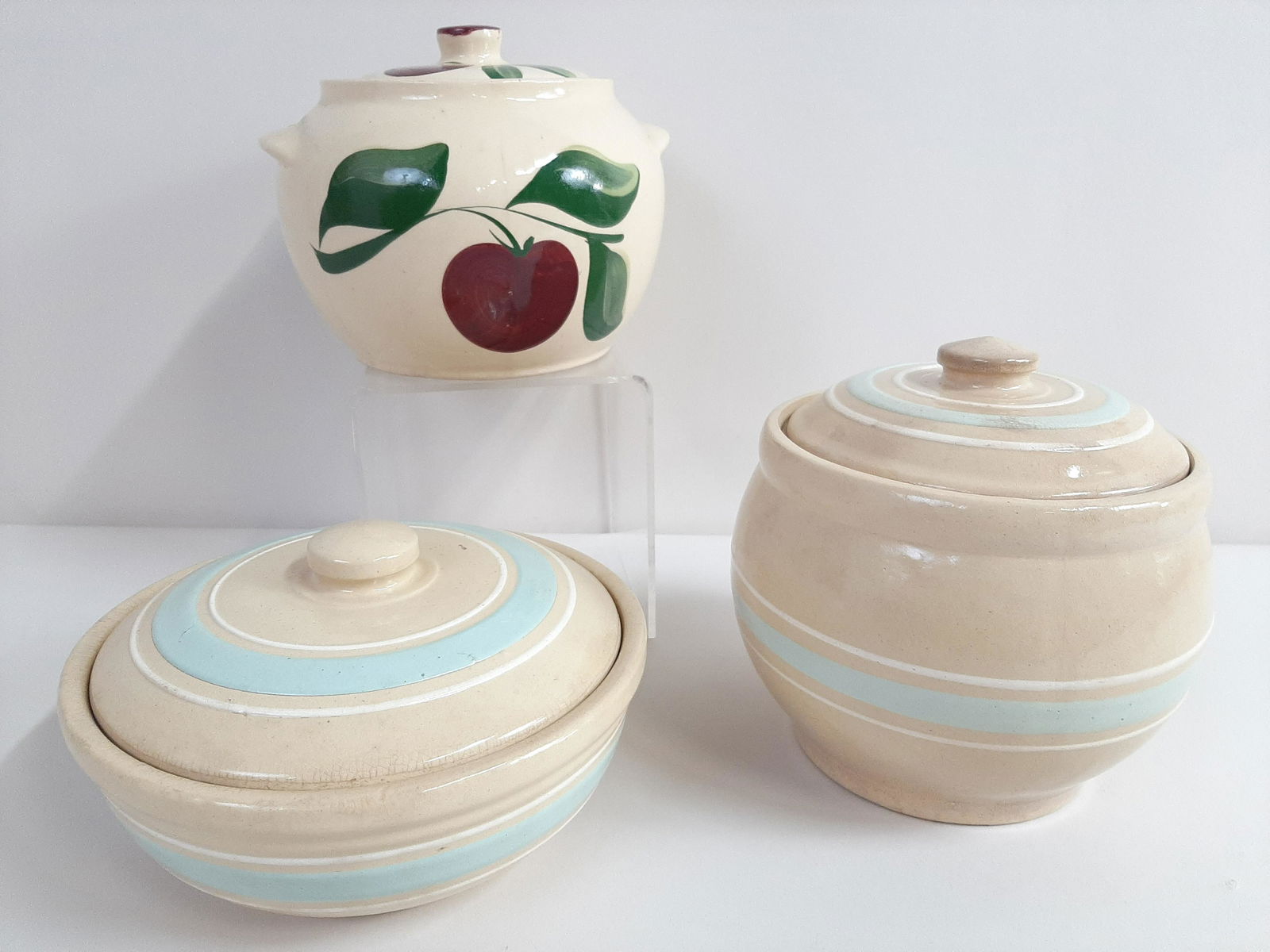 3 Pcs WATT Pottery (1 of 9)