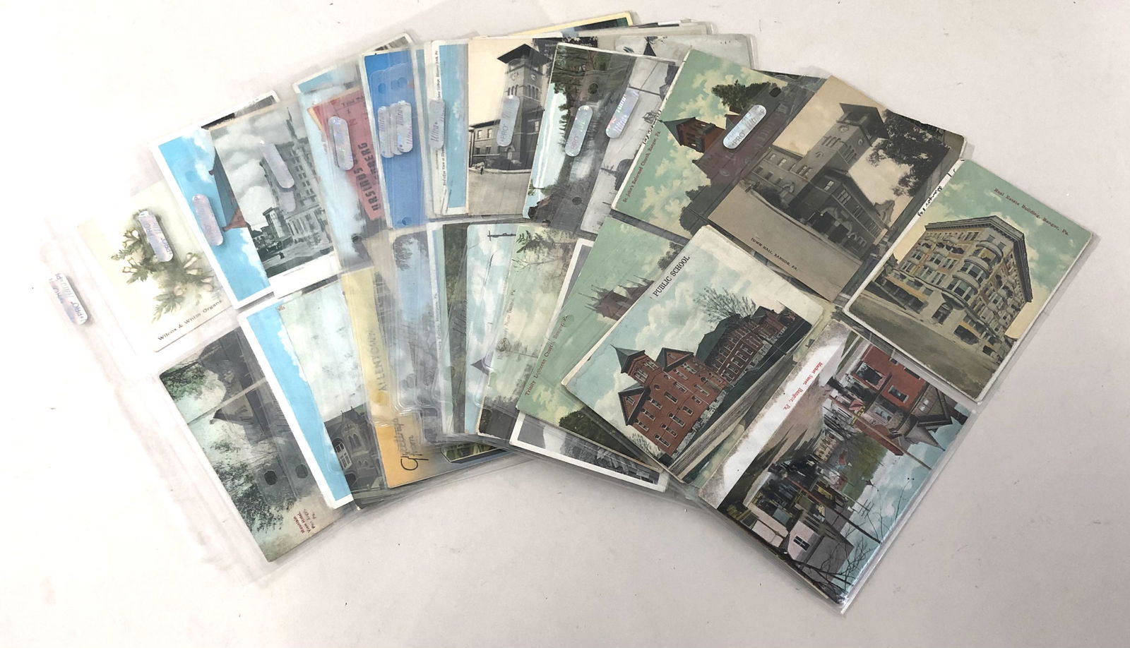 94  Pa Postcards Including Bangor (1 of 9)