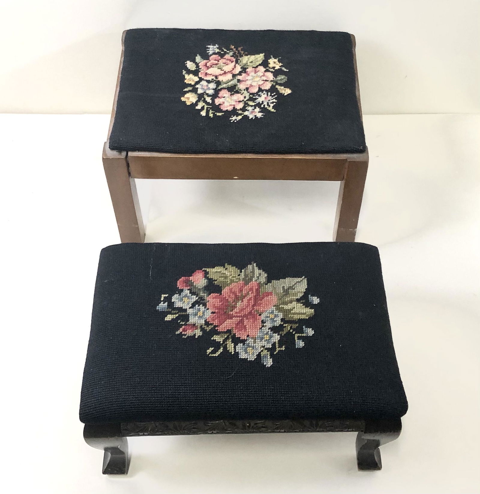 2 Upholstered Decorative Stools (1 of 5)