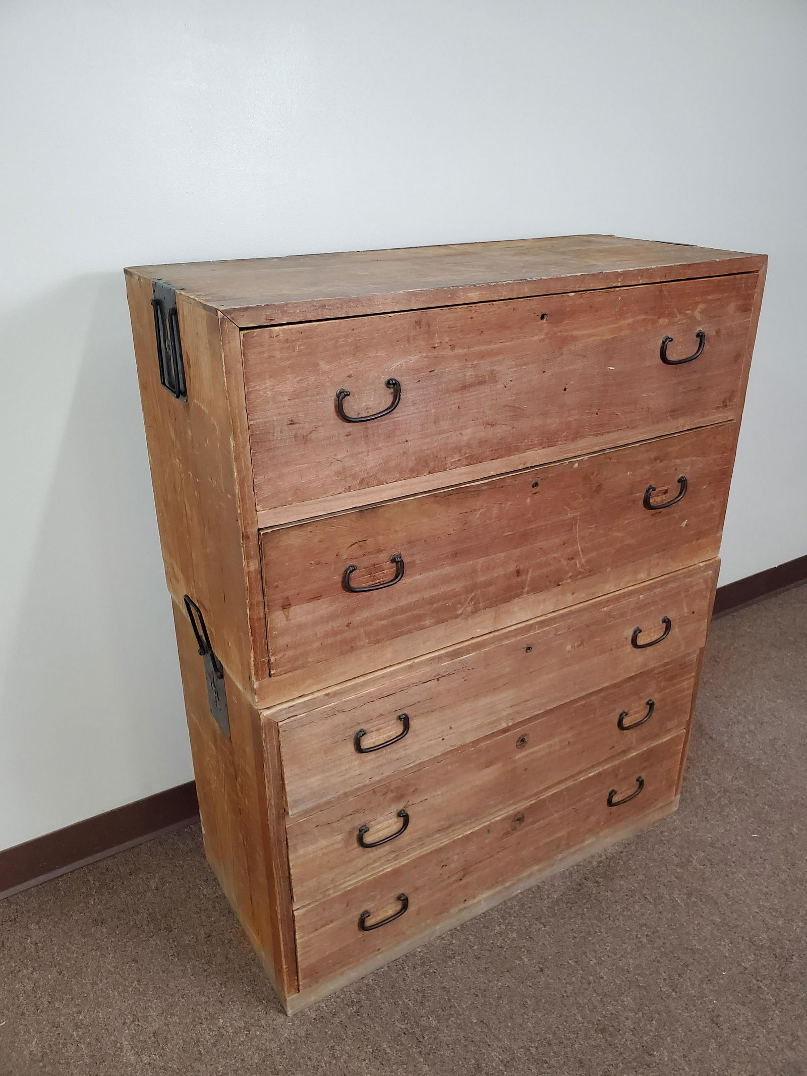 Antique 2 Pc Japanese Tansu (1 of 5)