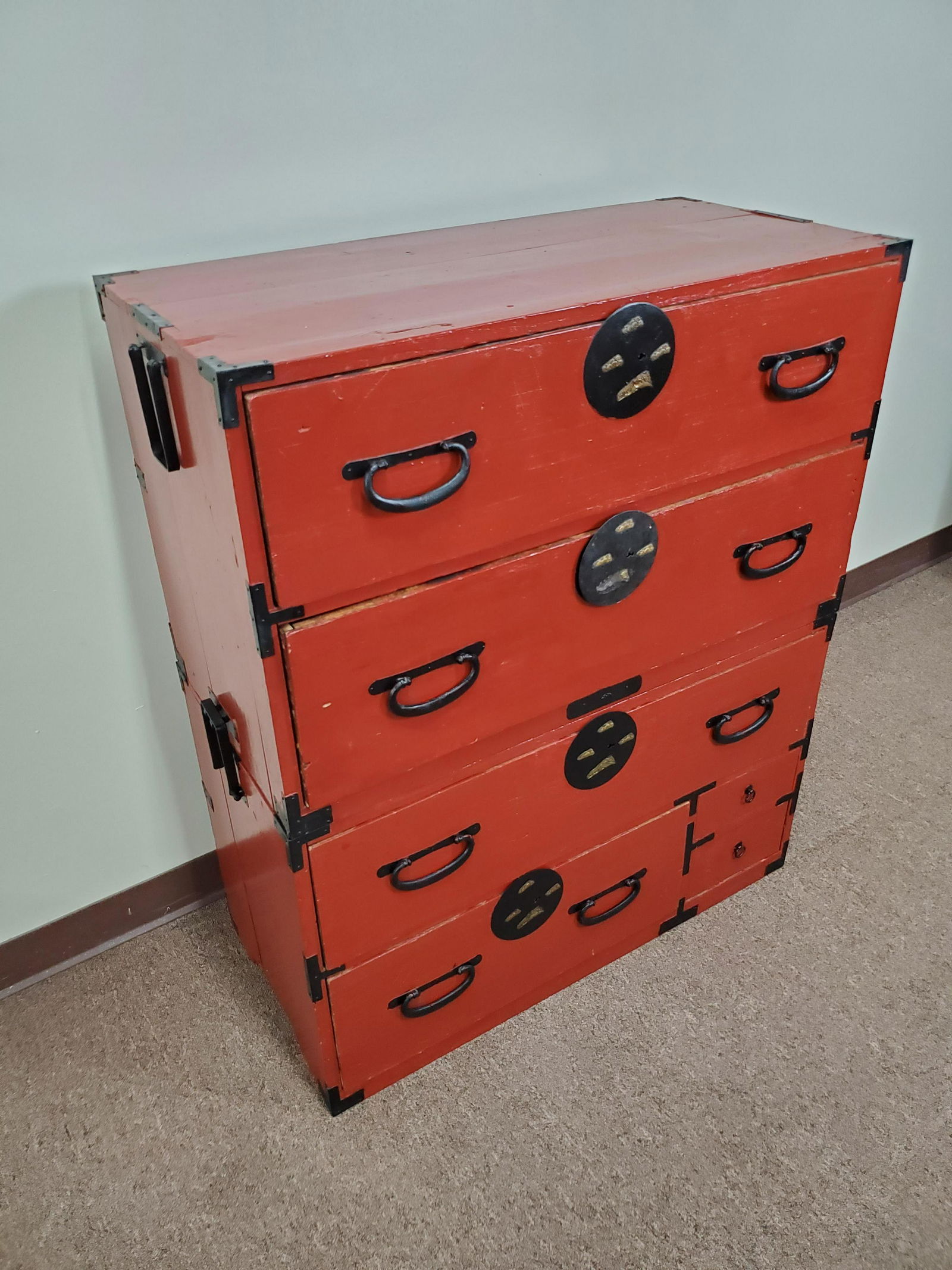 Antique 2 Pc Japanese Tansu (1 of 5)