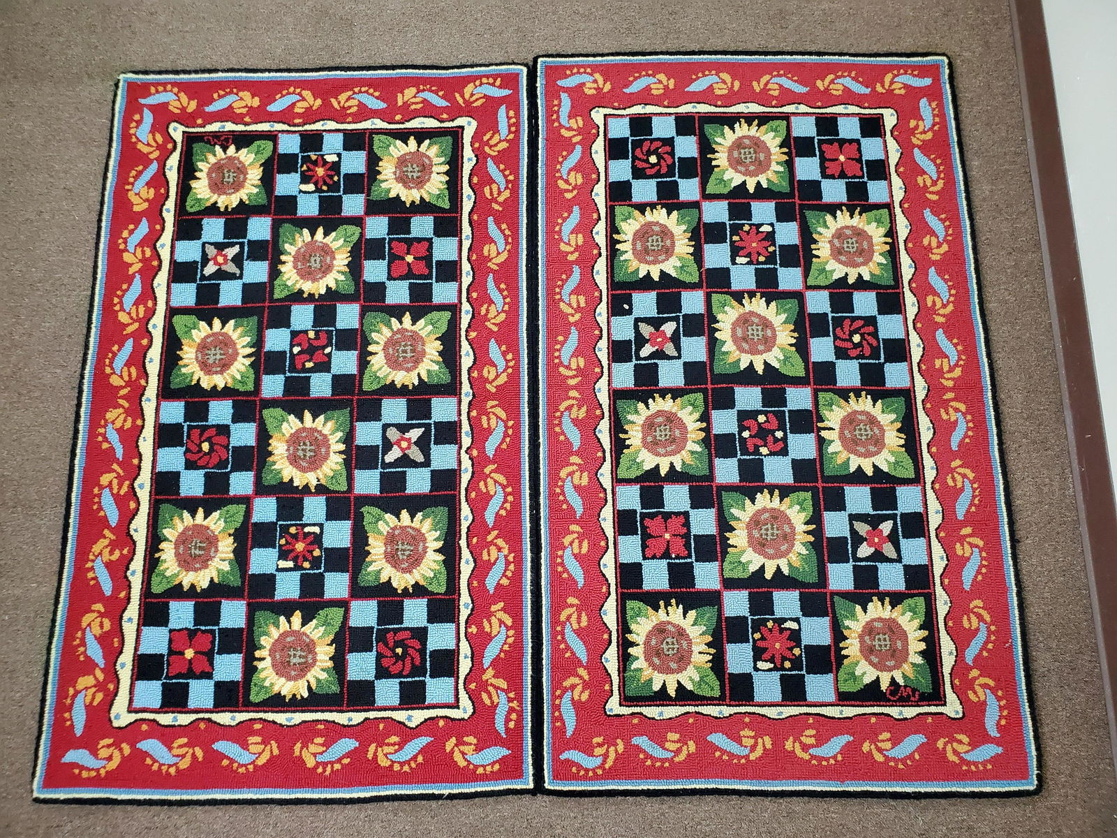 Pair of Claire Murray Wool Rugs (1 of 7)