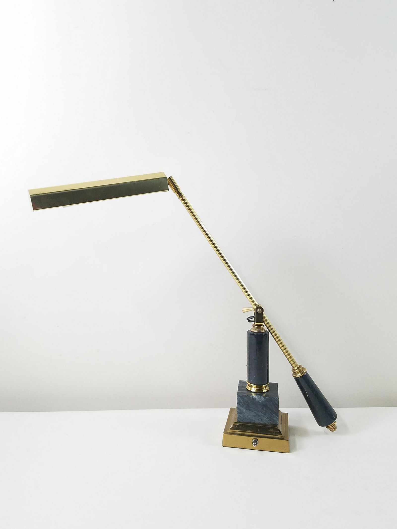 Marble and Brass Adjustable Desk Lamp (1 of 2)