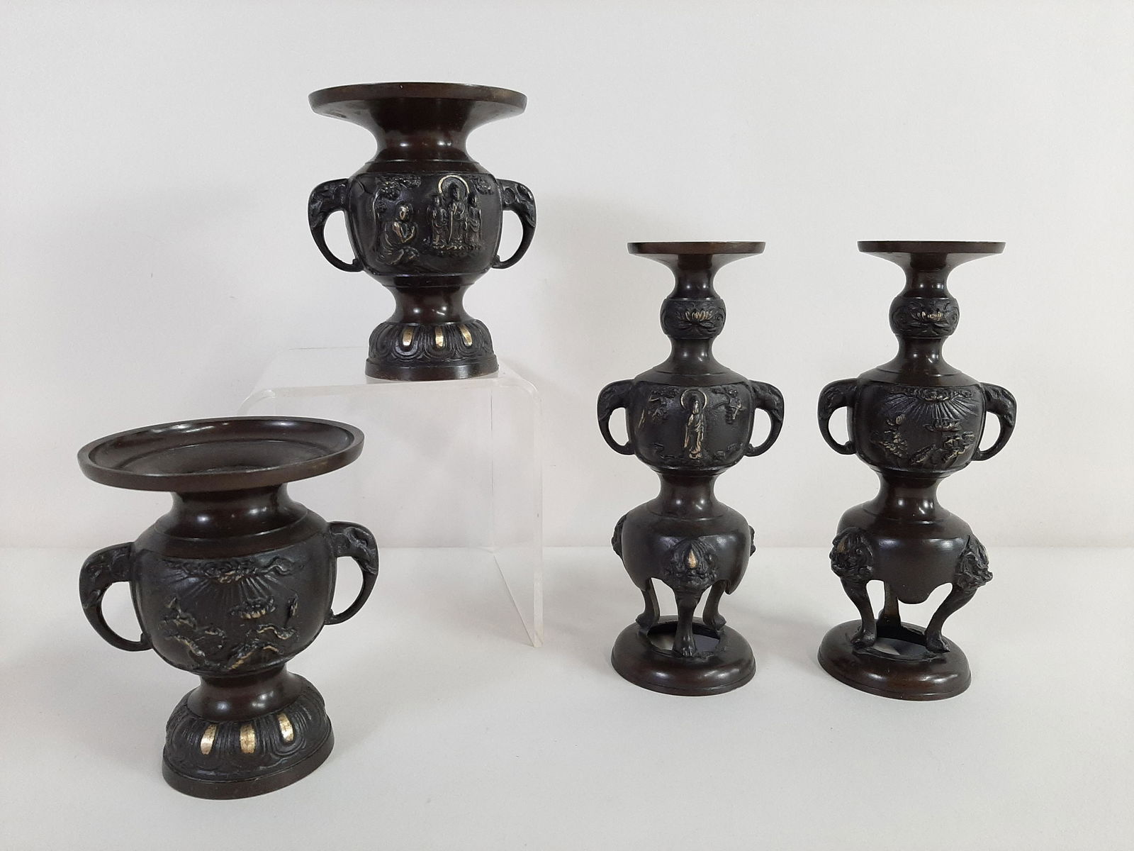 4 Japanese Bronze Censors (1 of 5)