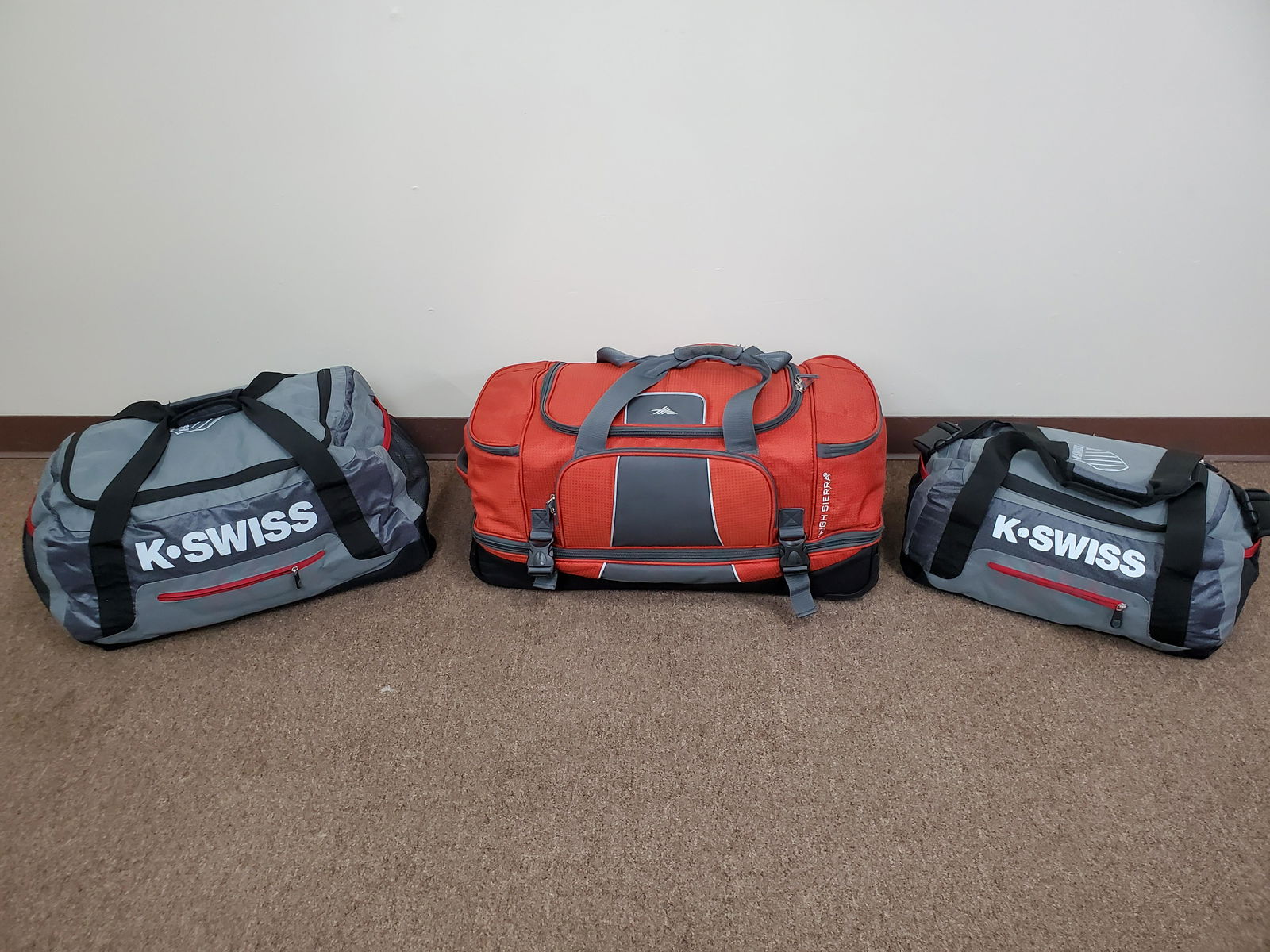 High Sierra & Two K-Swiss Bags (1 of 9)