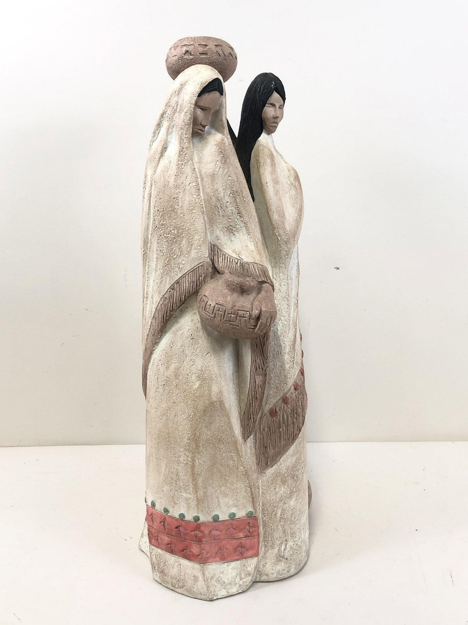 Acoma Austin Productions Sculpture: 23" high. From the Estate Collection of Stephen R. Reed.