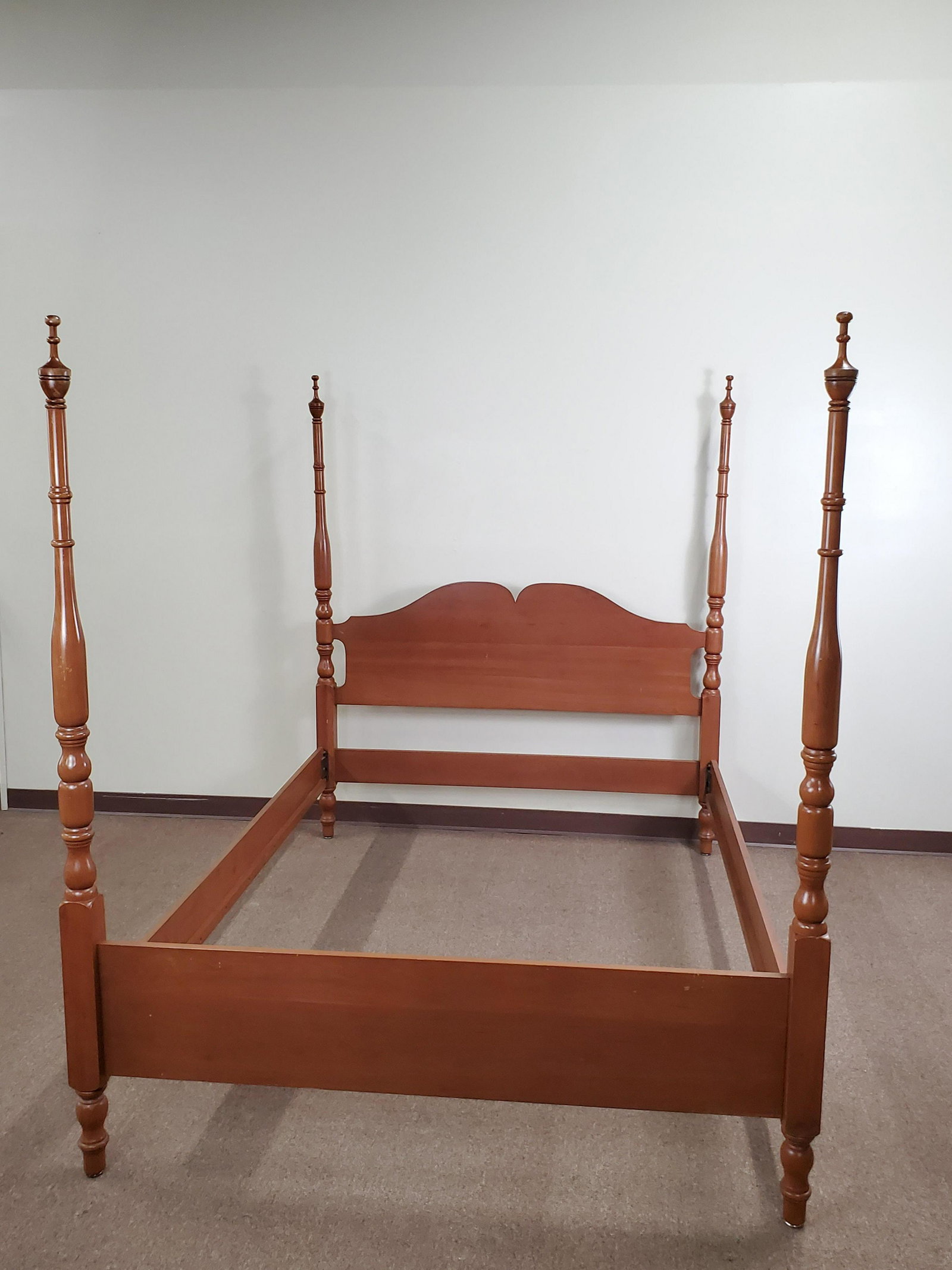 4 Post Bed: 62 1/2" wide X 88" deep X 72 1/4" high.