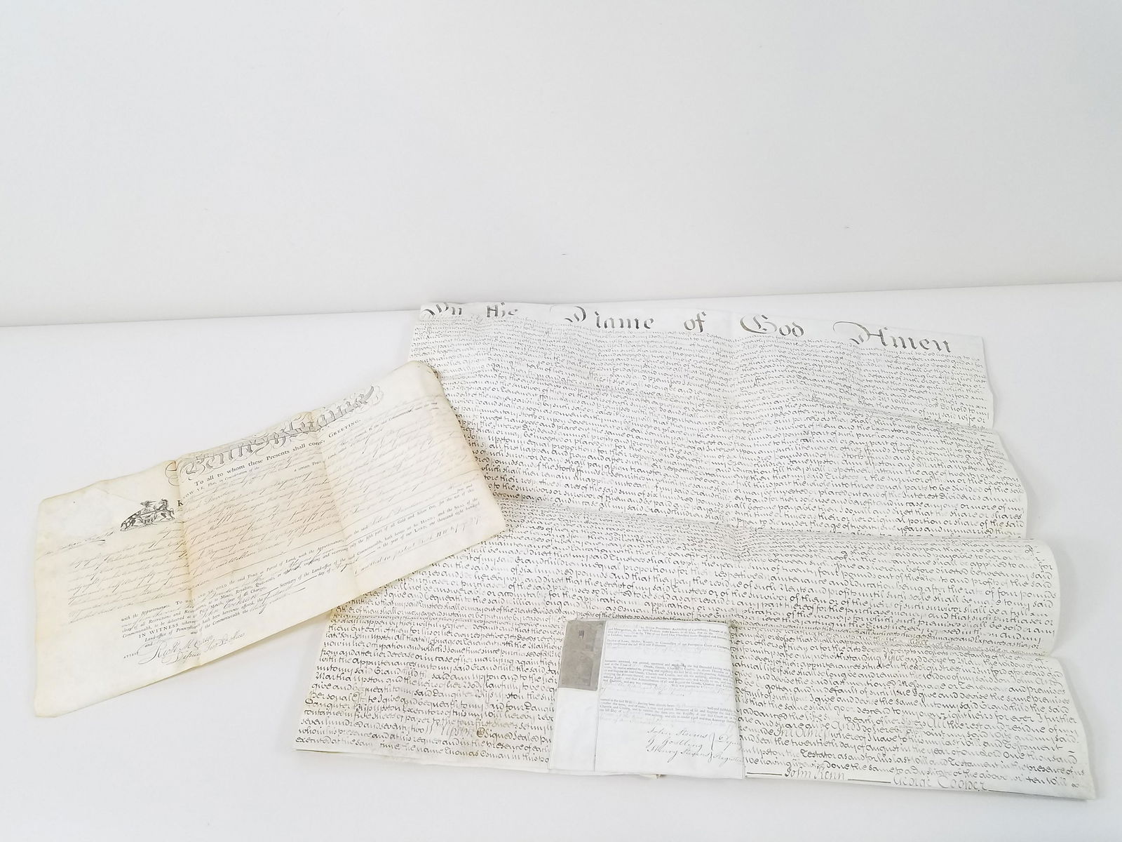 Cumberland County Deed and an English Will (1 of 10)