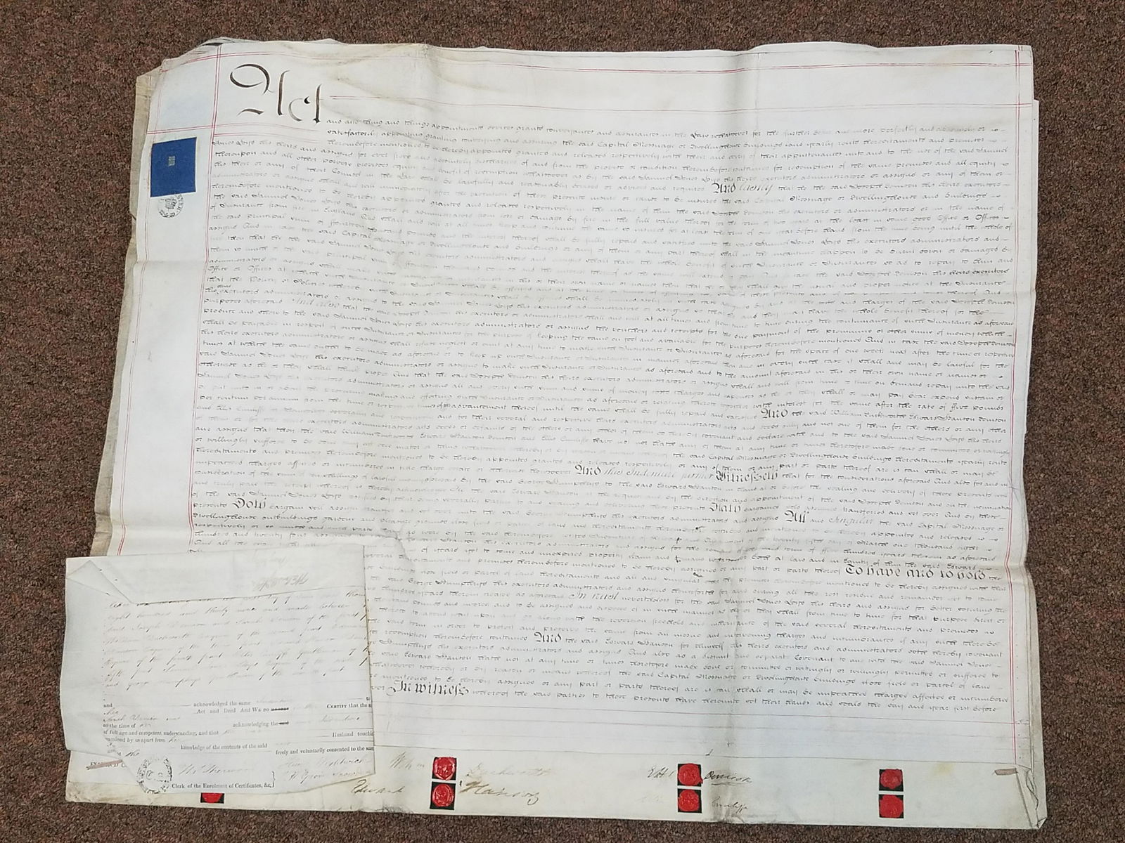Collection of English Land Deeds (1 of 12)