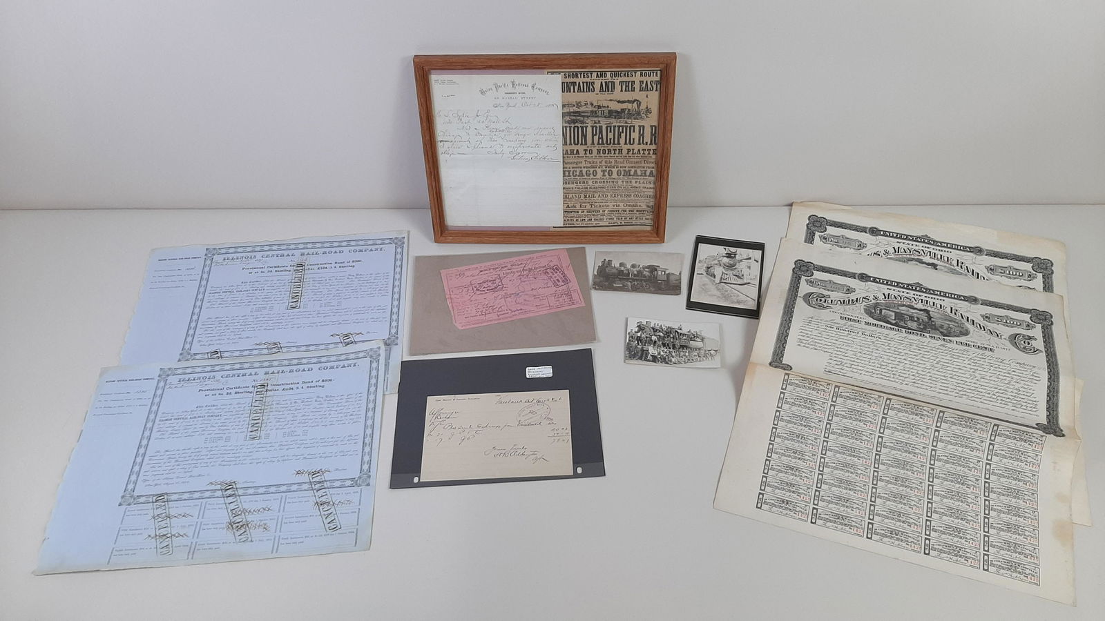 9 Railroad Photographs and Documents (1 of 7)