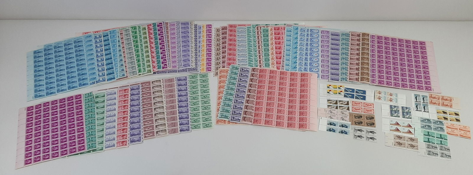 65 Mint Sheets 3¢ and 5¢ Stamps and Mint Blocks (1 of 16)