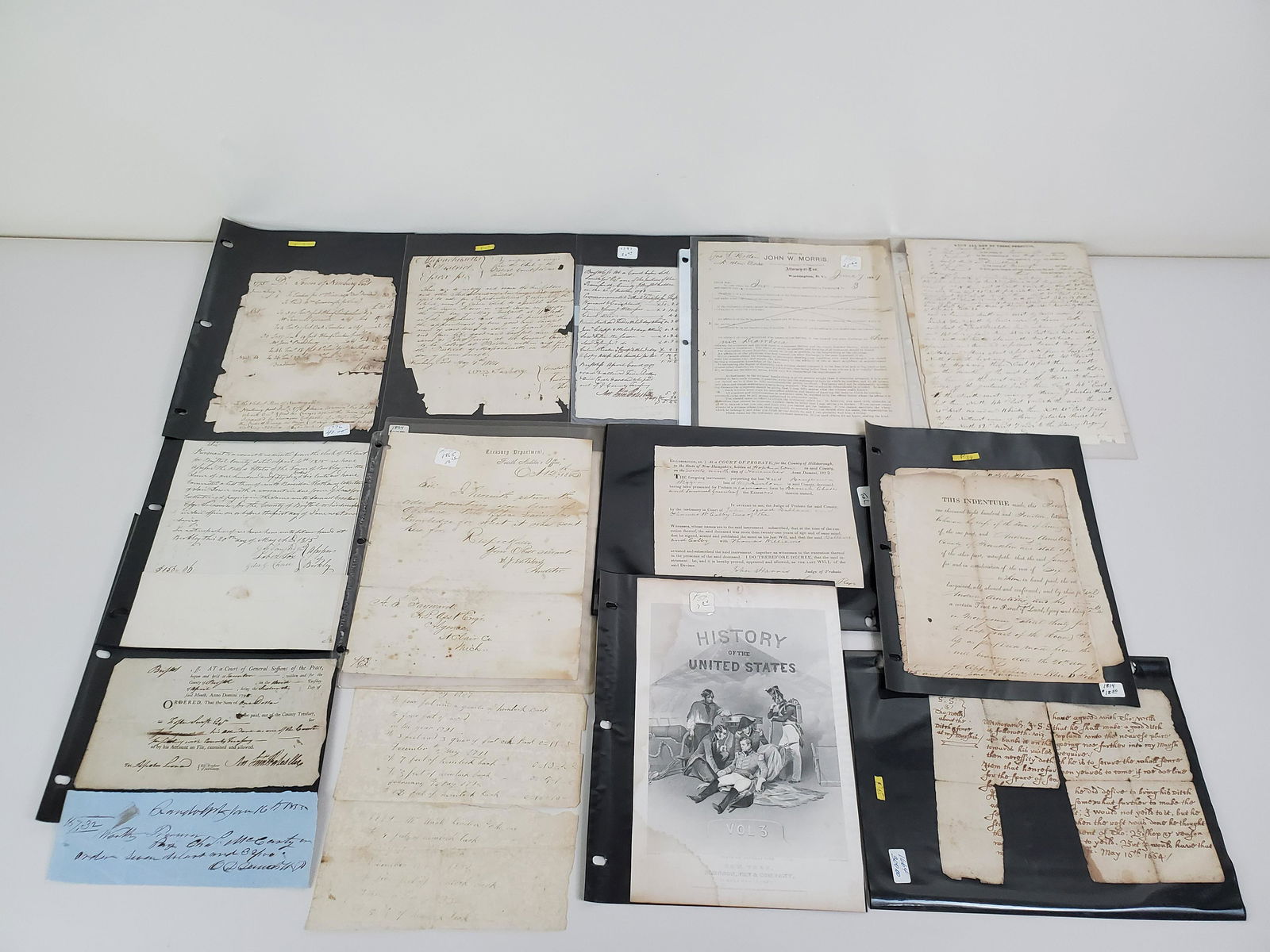 22 Pcs 18th/19th C Letters & Ephemera (1 of 8)
