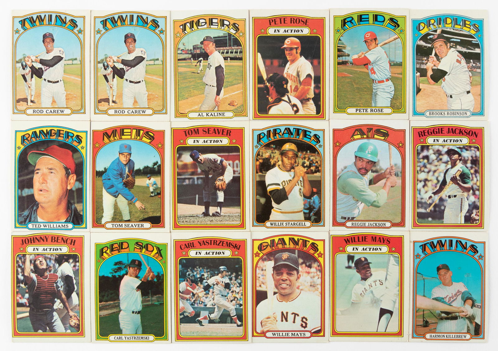 Over 400 1972 Vintage Baseball Cards (1 of 3)