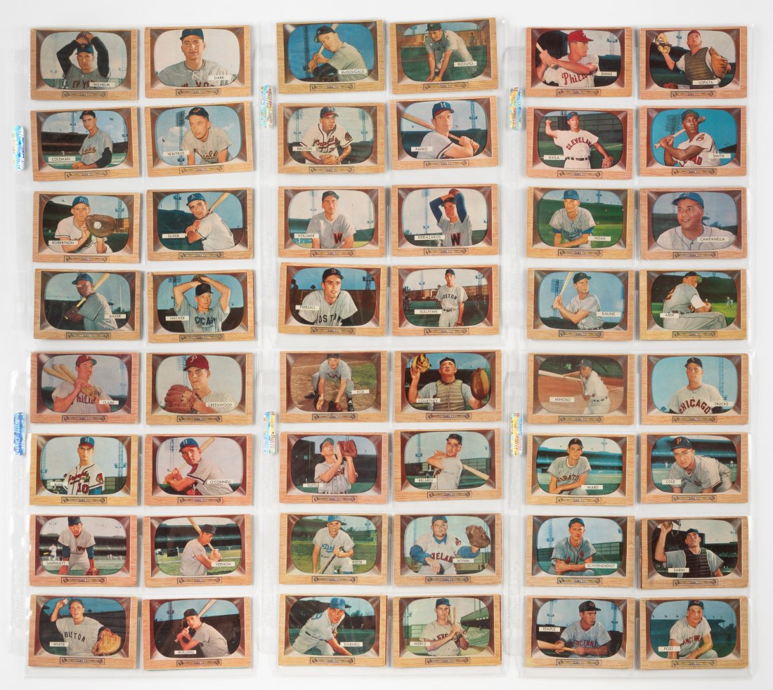 1955 Bowman Set with Hall of Fame Players (1 of 8)